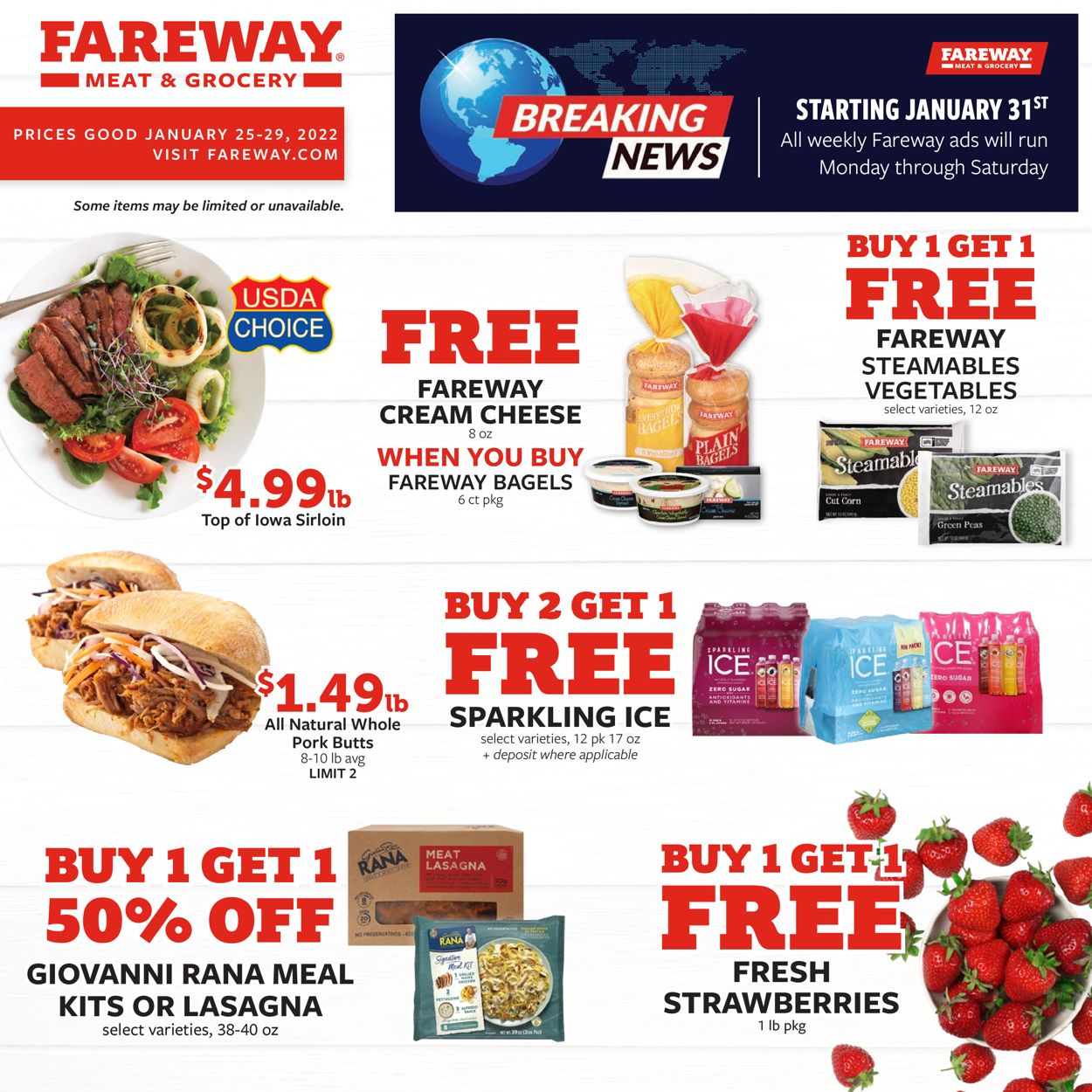Fareway Ad from 01/25/2022