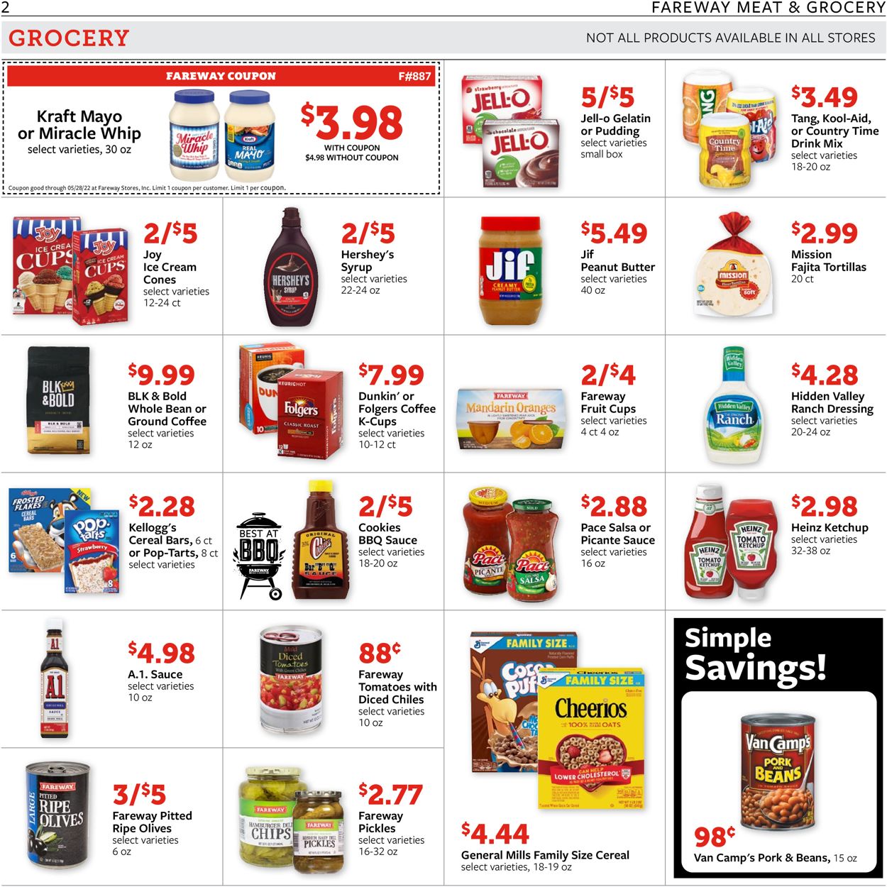 Fareway Ad from 05/22/2022