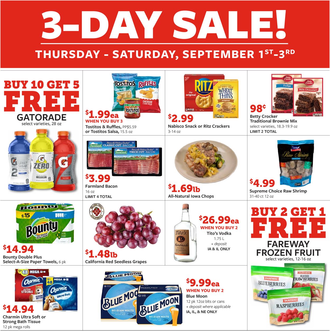 Fareway Ad from 08/28/2022