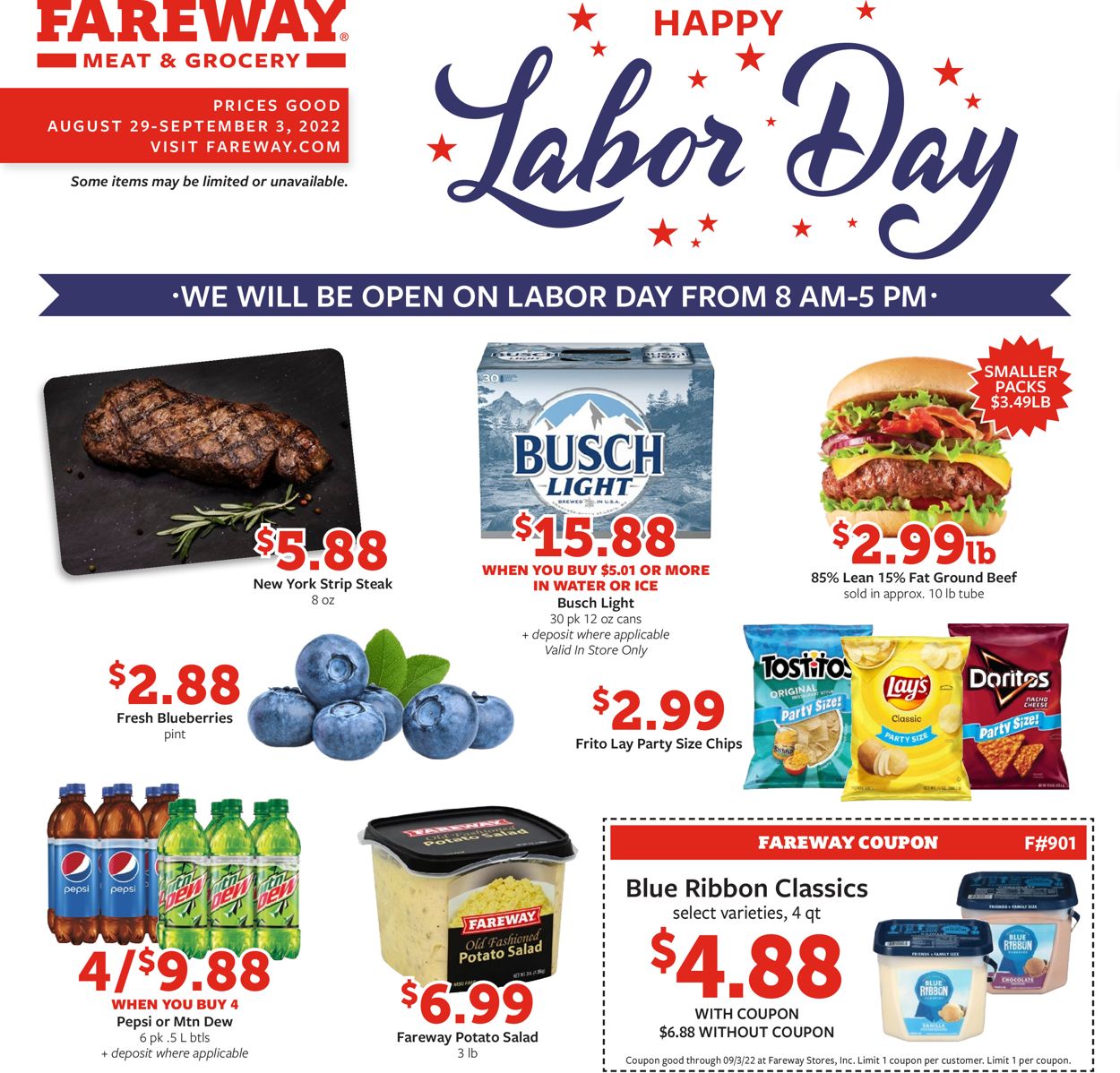 Fareway Ad from 08/28/2022