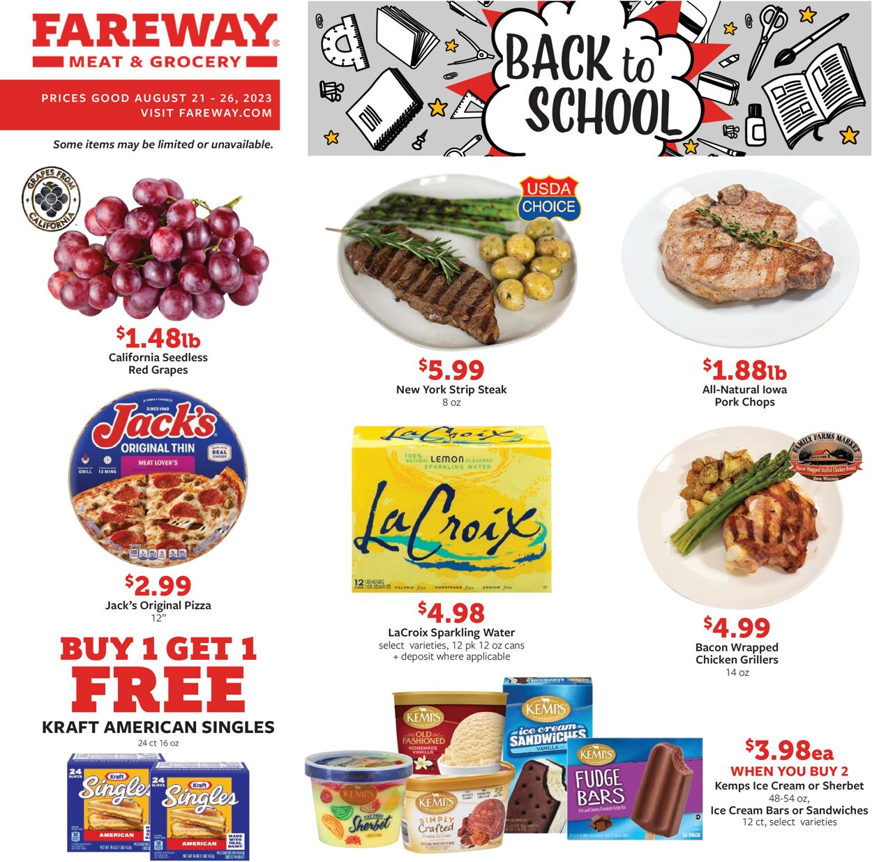 Fareway Ad from 08/20/2023