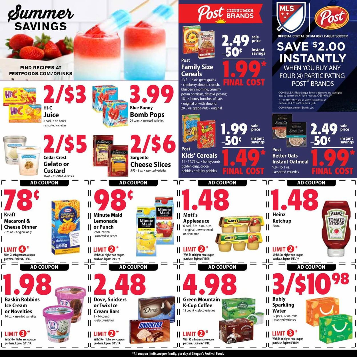 Festival Foods Ad from 06/05/2019