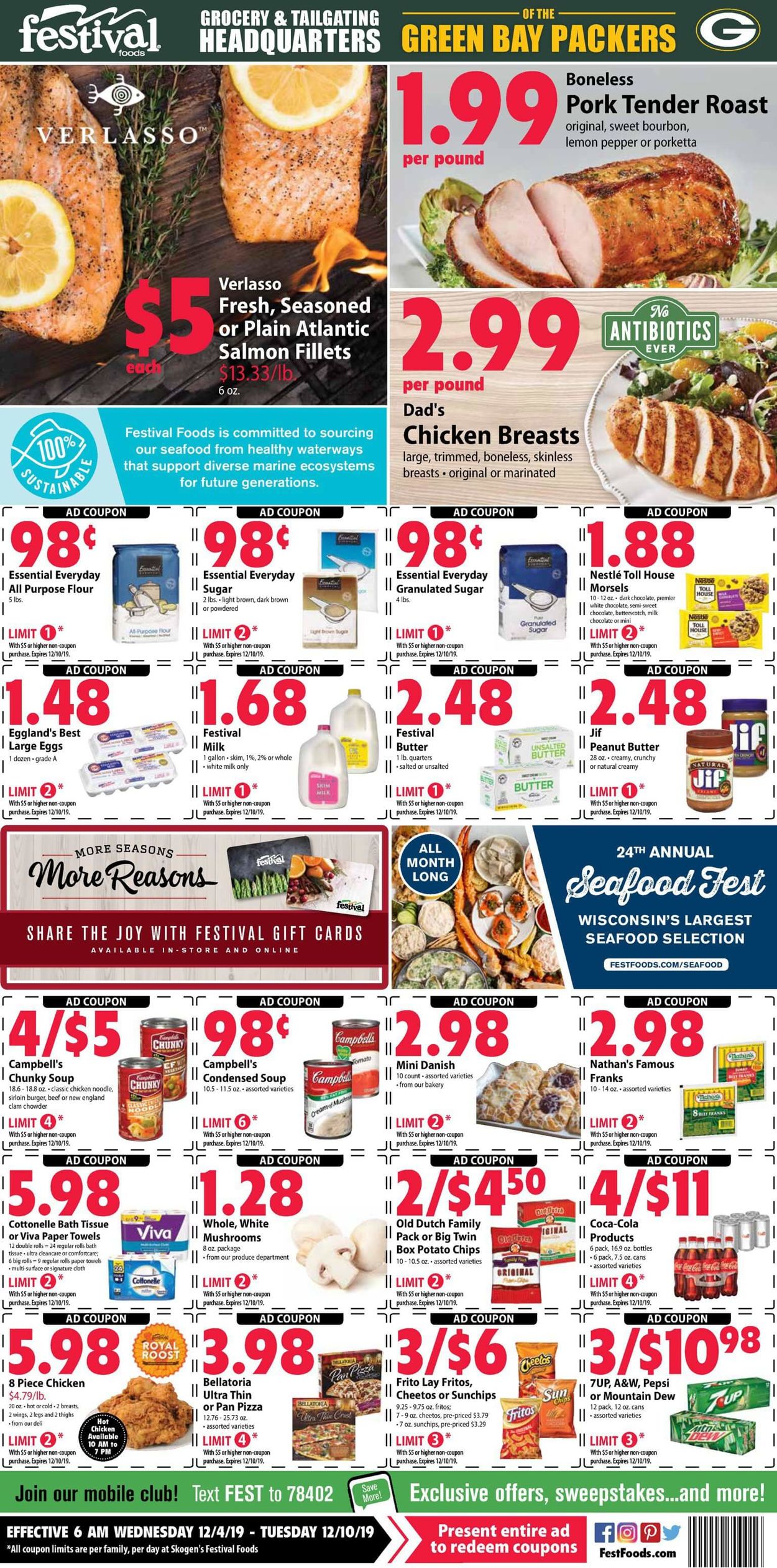 Festival Foods Ad from 12/04/2019