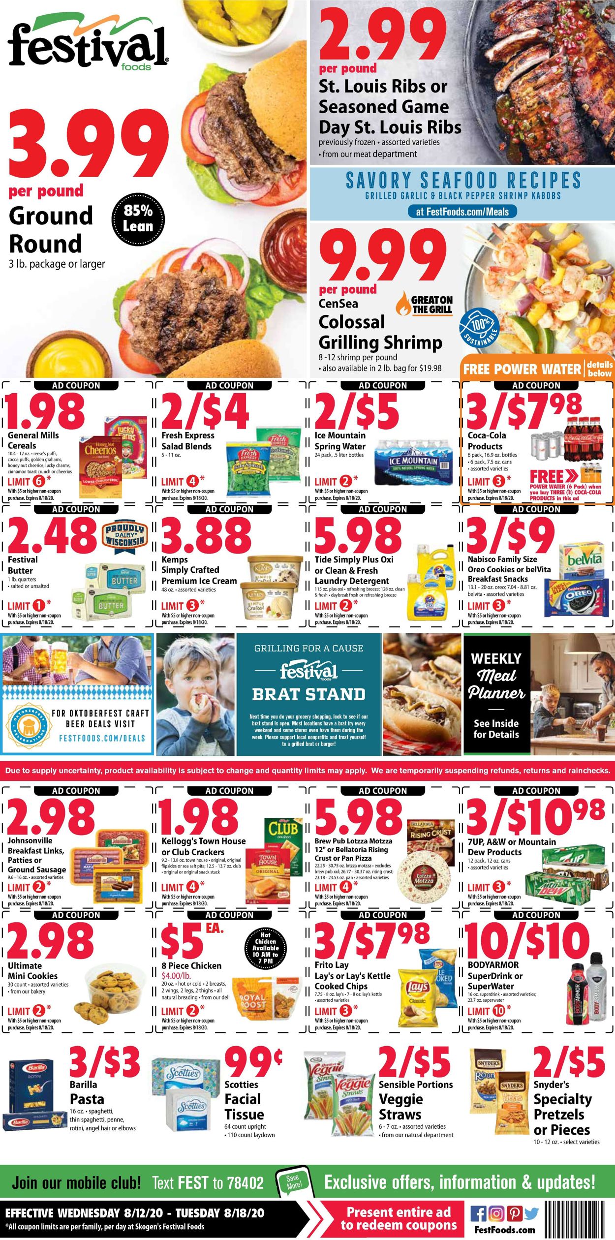 Festival Foods Ad from 08/12/2020