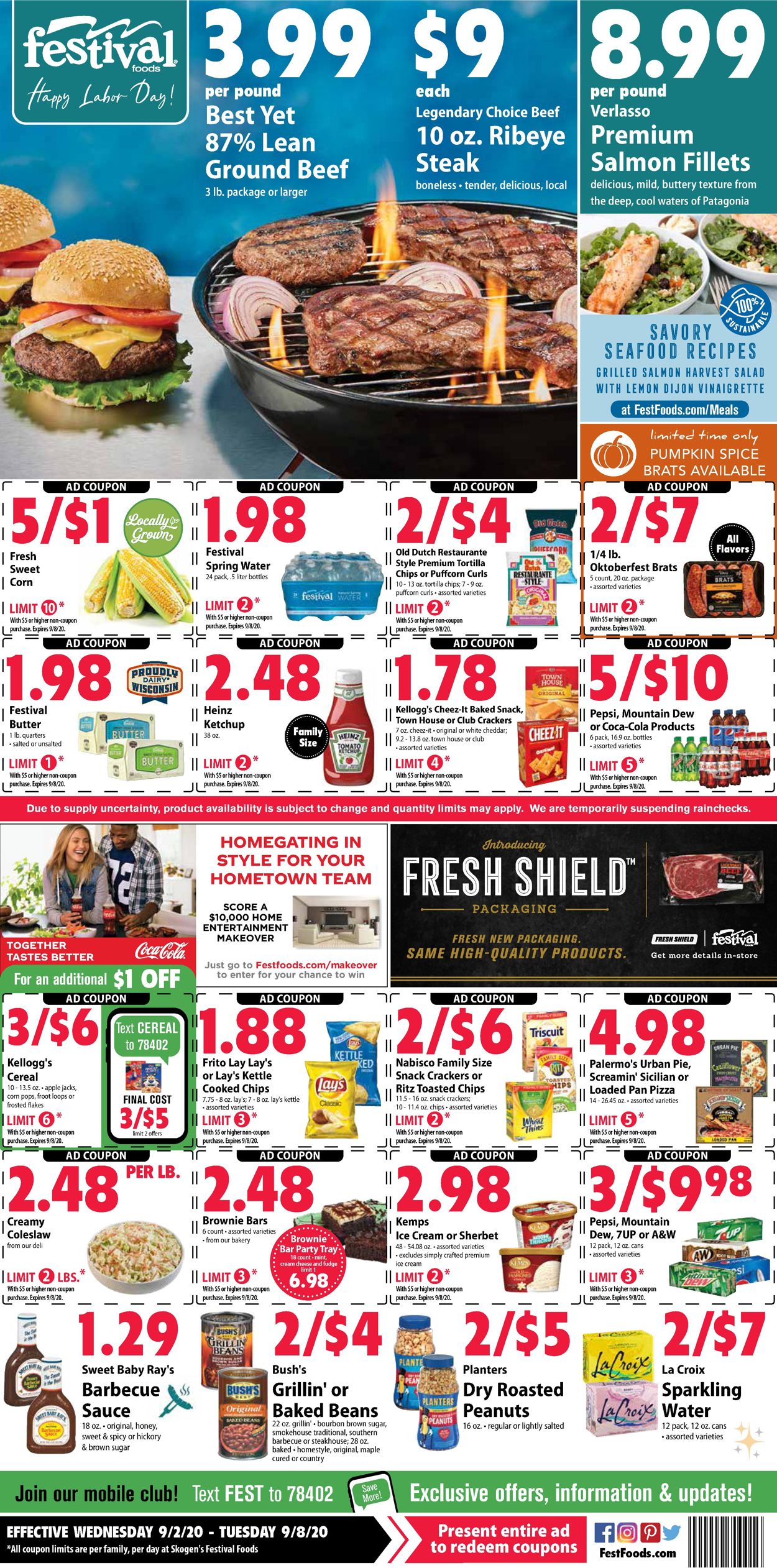 Festival Foods Ad from 09/02/2020