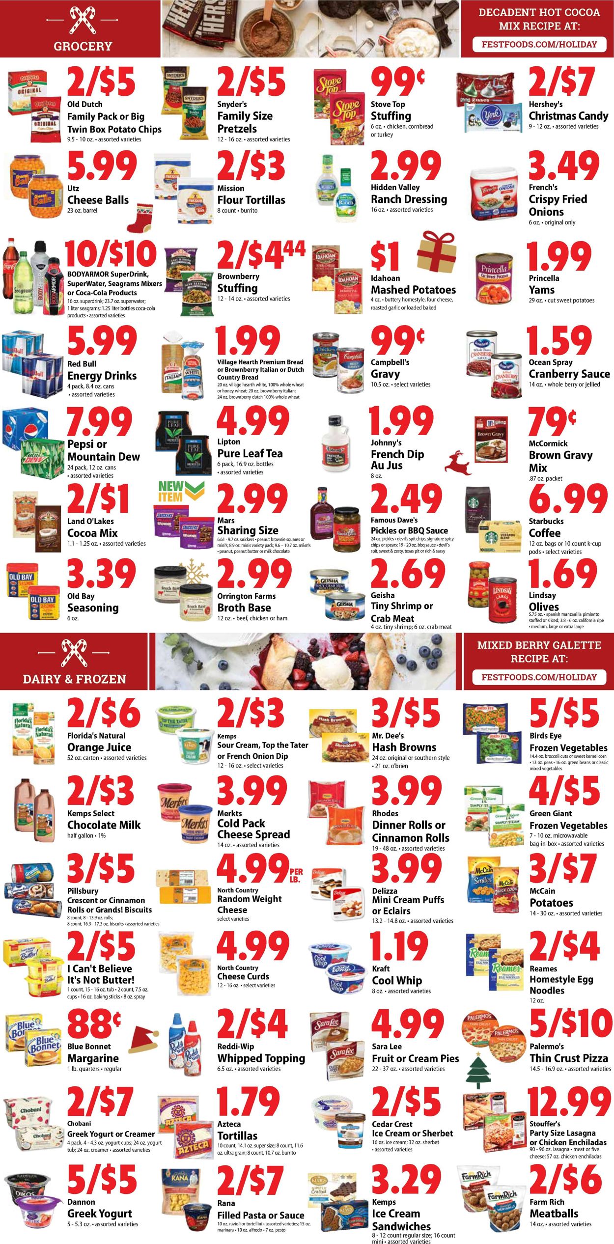 Festival Foods Ad from 12/16/2020