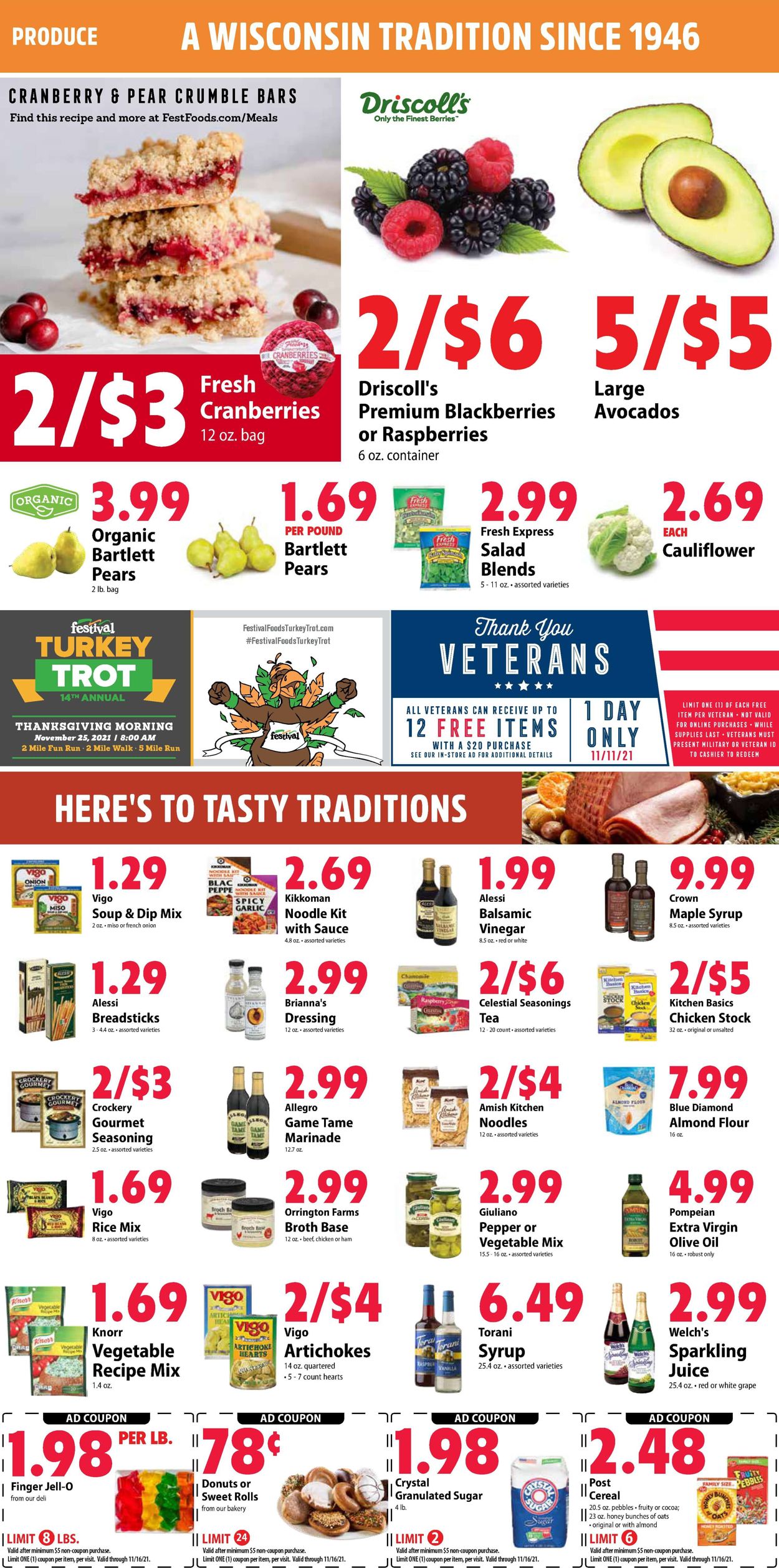 Festival Foods Ad from 11/10/2021