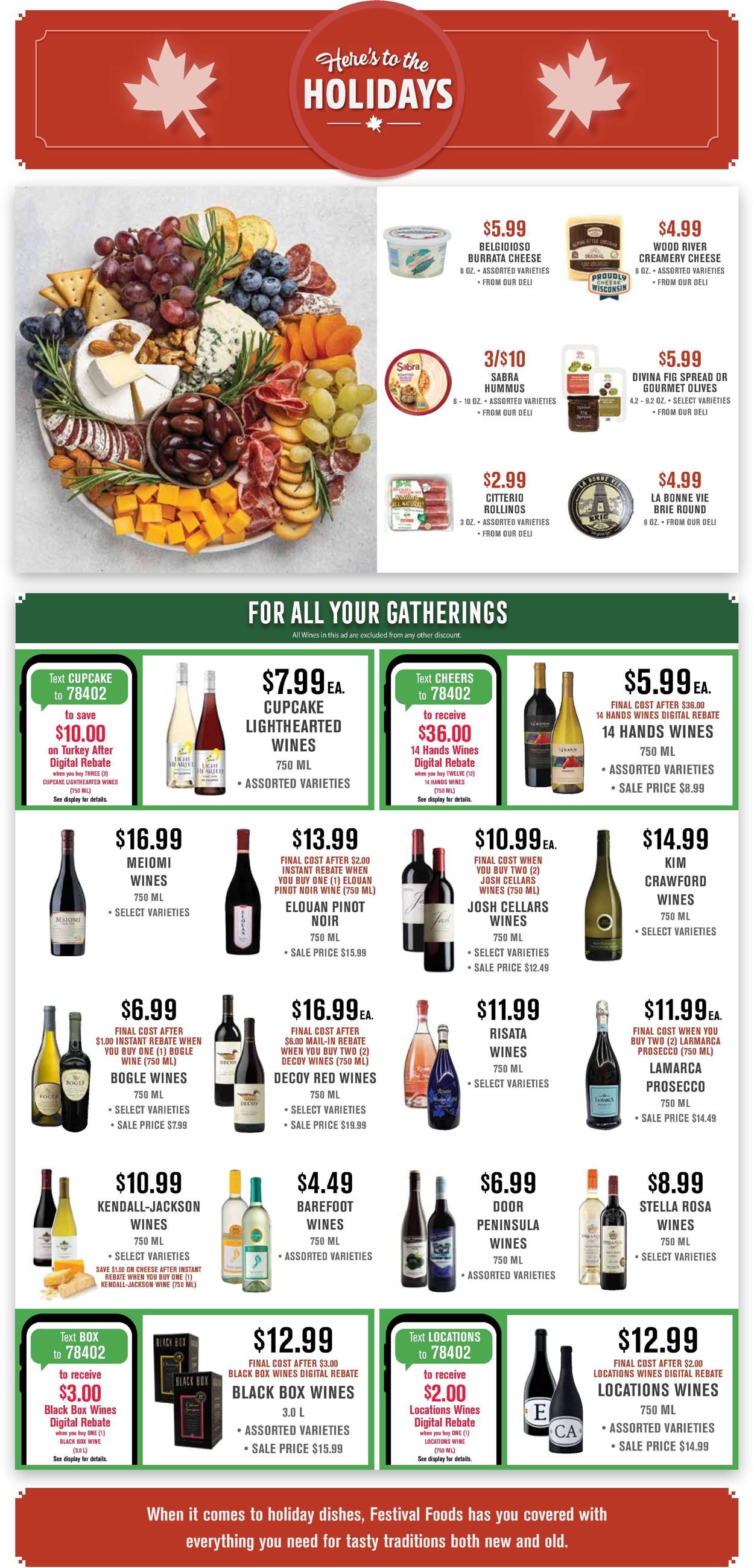Festival Foods Ad from 11/17/2021