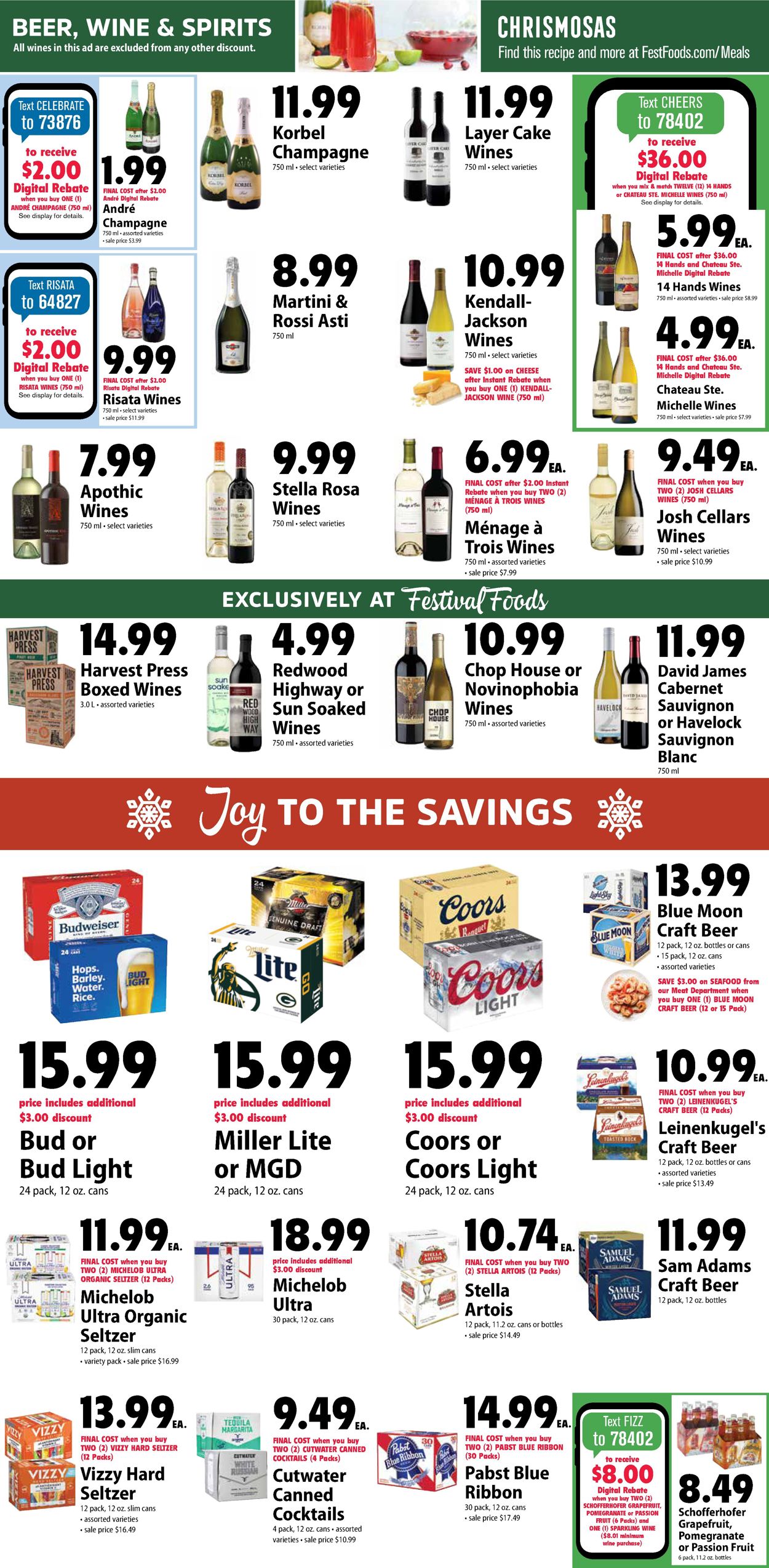 Festival Foods Ad from 12/22/2021