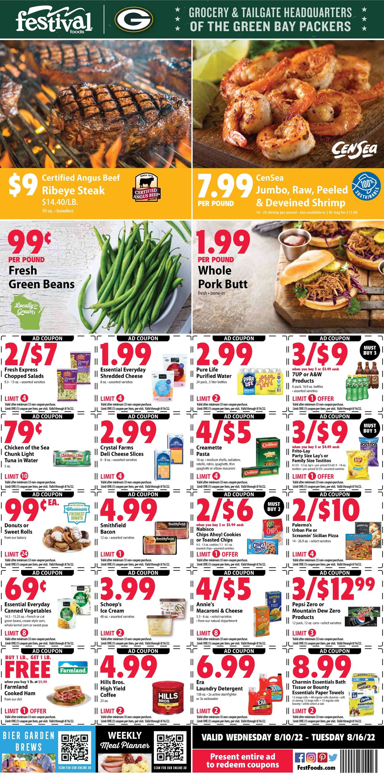Festival Foods Current weekly ad 08/10 - 08/16/2022