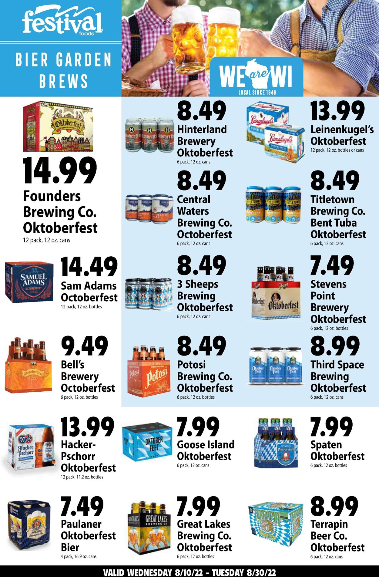Festival Foods Ad from 08/17/2022