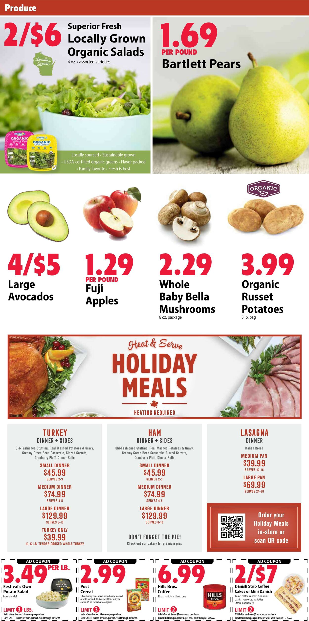 Festival Foods Ad from 11/11/2022