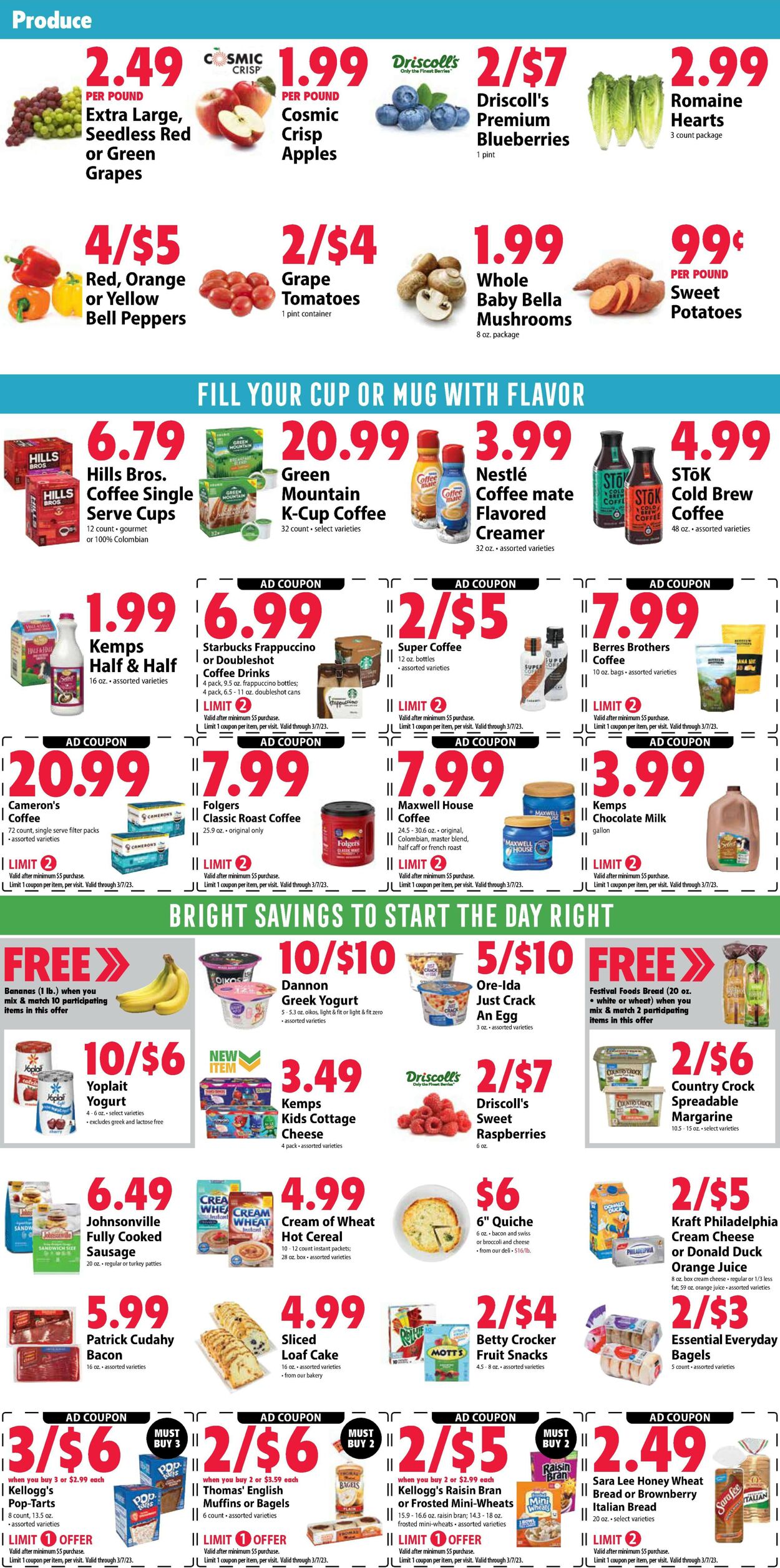Festival Foods Ad from 03/01/2023