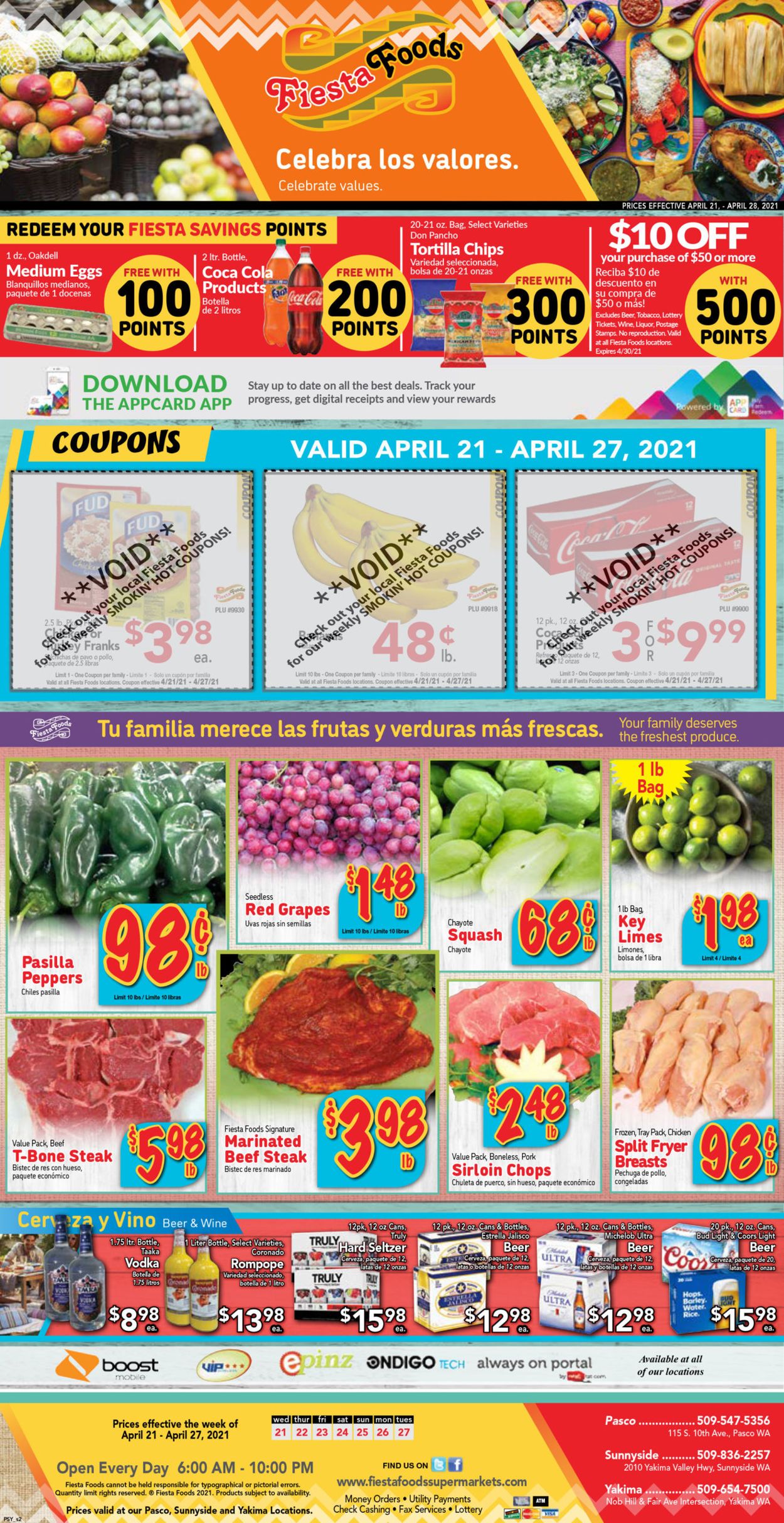 Fiesta Foods SuperMarkets Ad from 04/21/2021