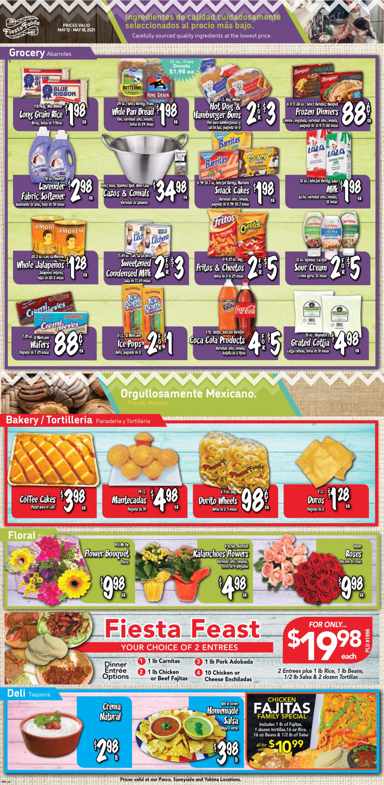 Fiesta Foods SuperMarkets Ad from 05/12/2021