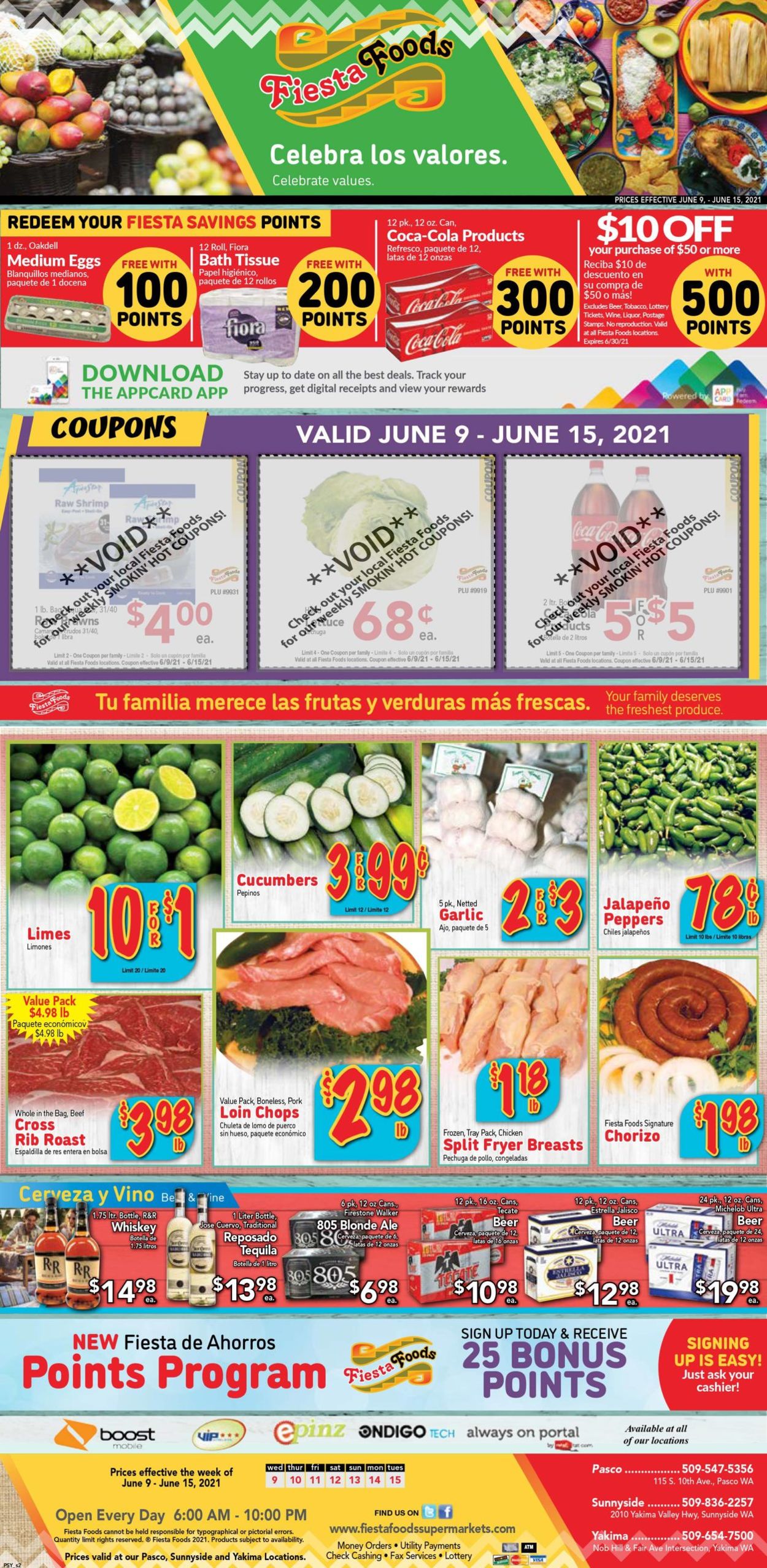 Fiesta Foods SuperMarkets Ad from 06/09/2021