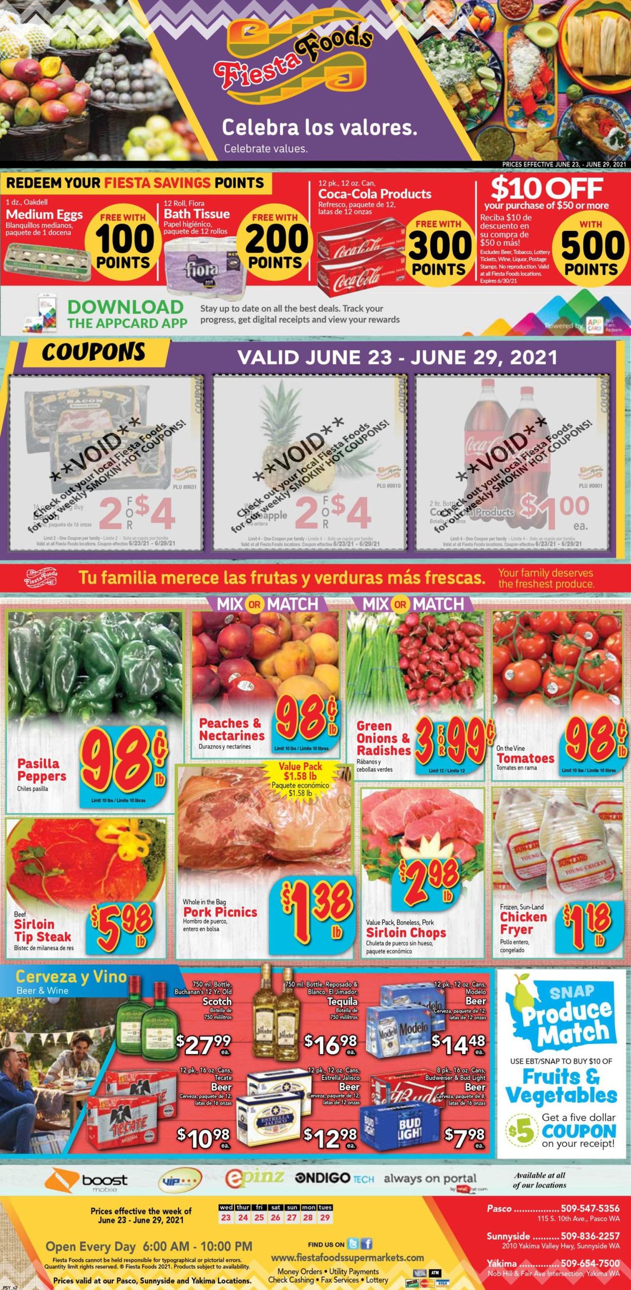 Fiesta Foods SuperMarkets Ad from 06/23/2021