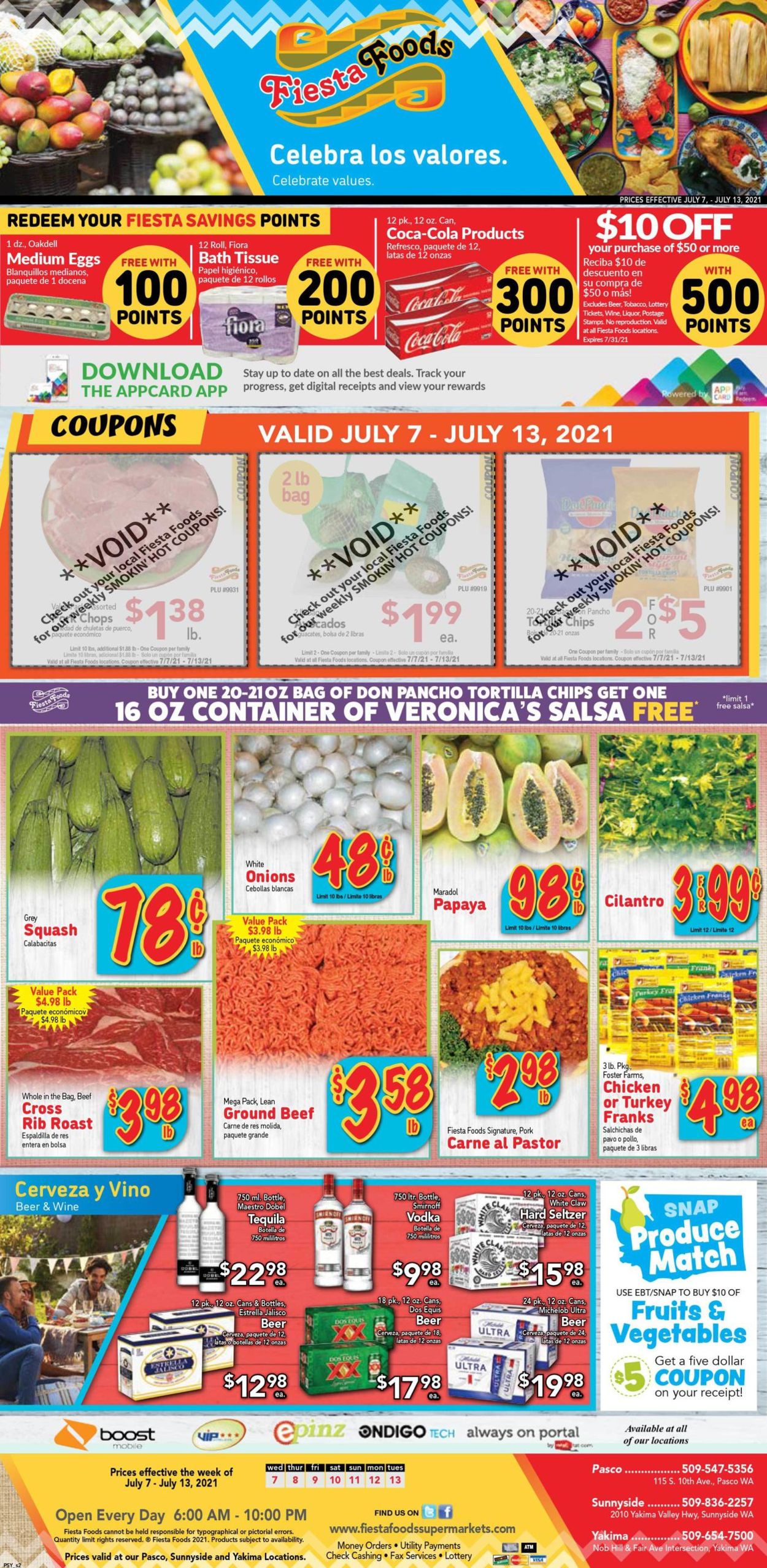 Fiesta Foods SuperMarkets Ad from 07/07/2021