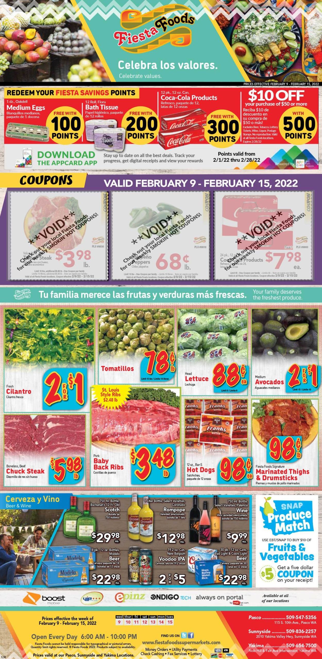 Fiesta Foods SuperMarkets Ad from 02/09/2022