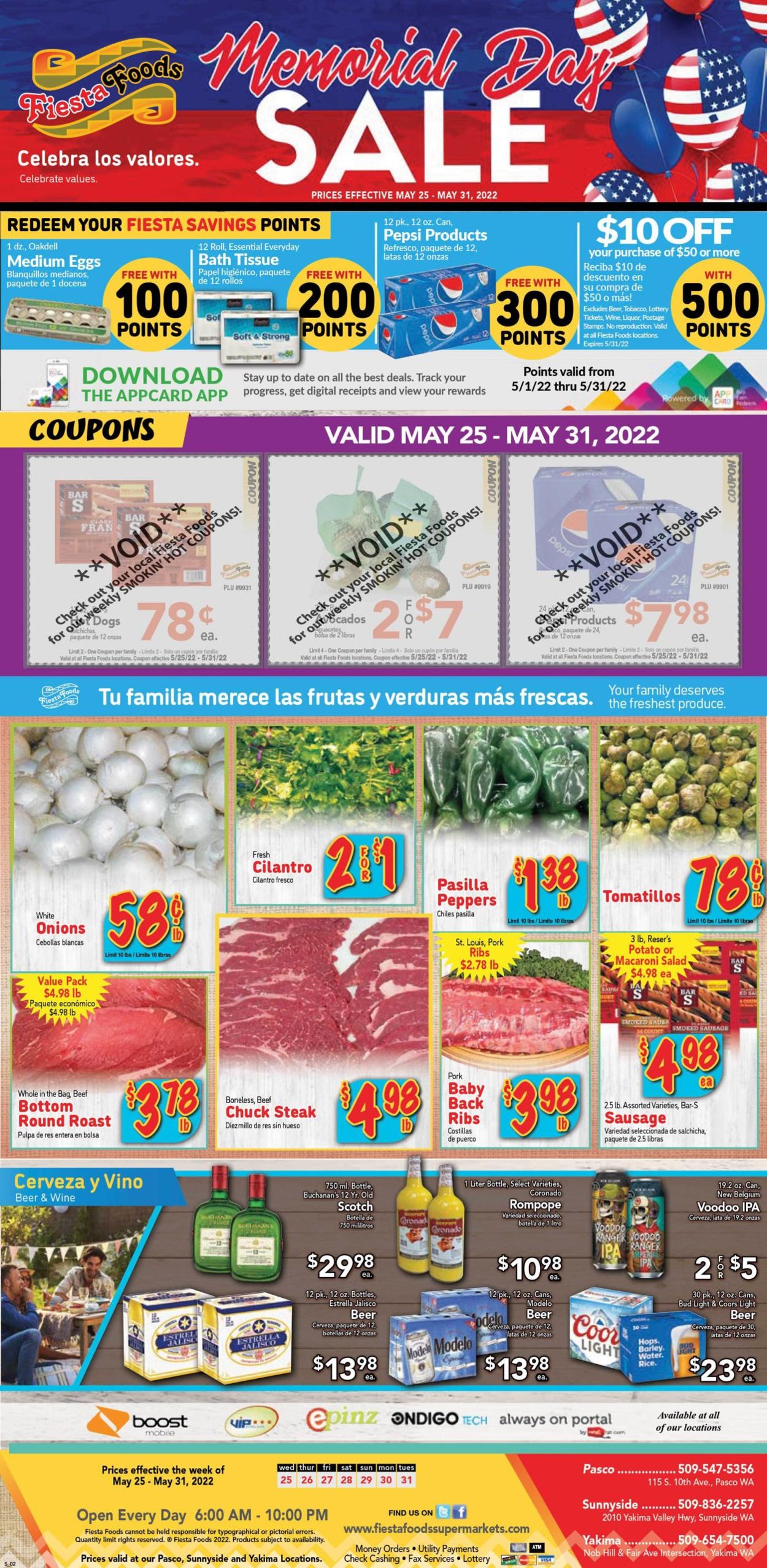 Fiesta Foods SuperMarkets Ad from 05/25/2022