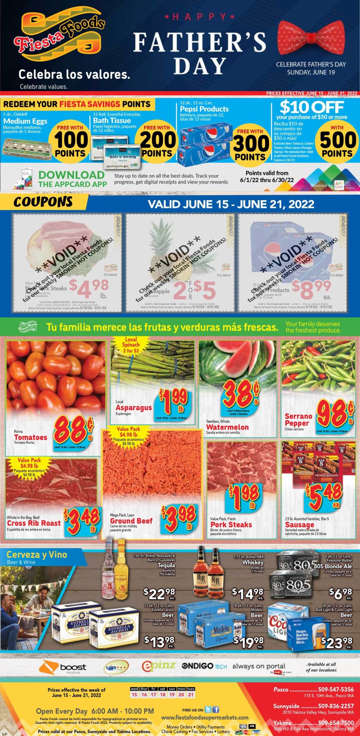 Fiesta Foods SuperMarkets Ad from 06/15/2022