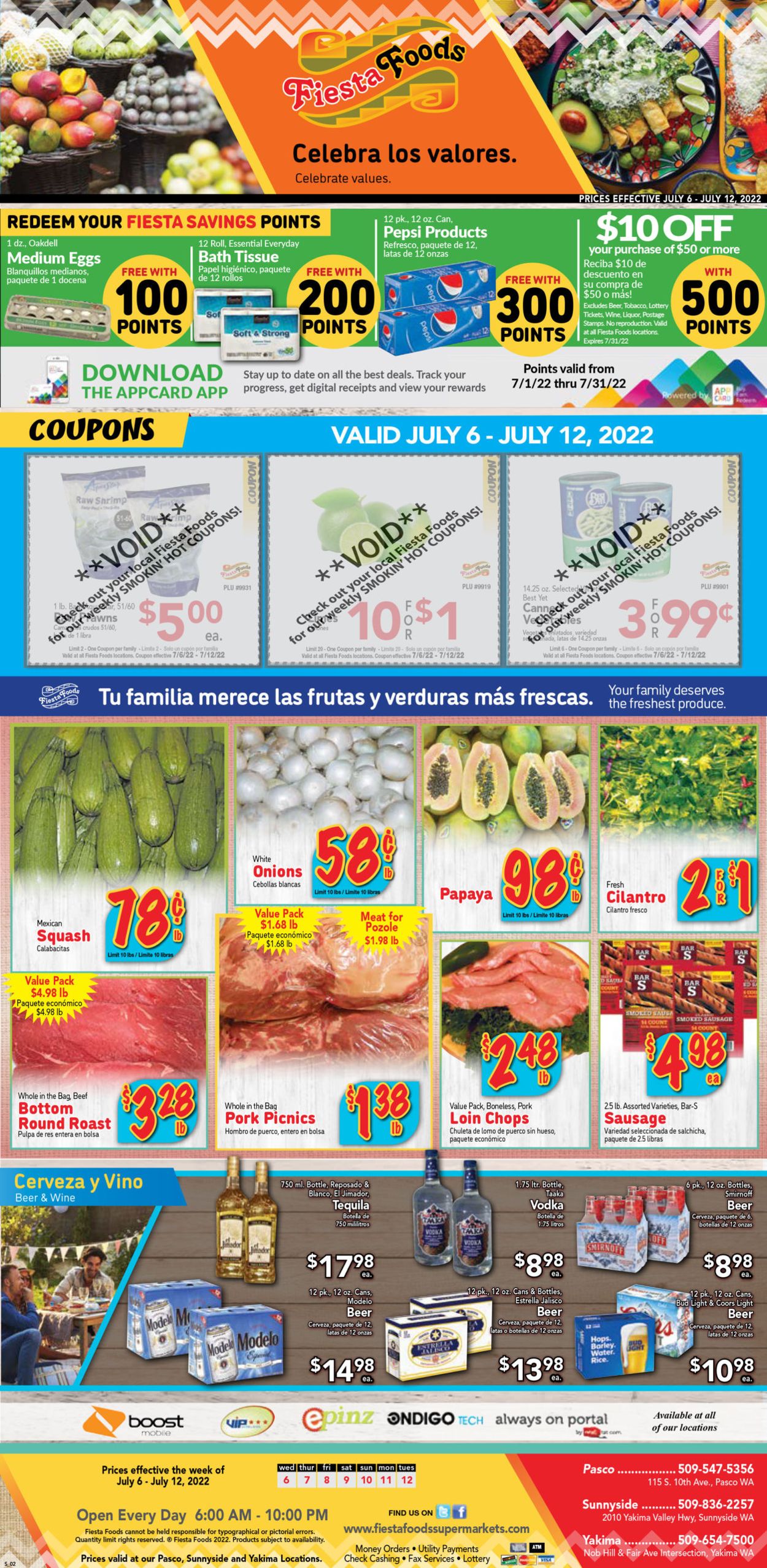 Fiesta Foods SuperMarkets Ad from 07/06/2022