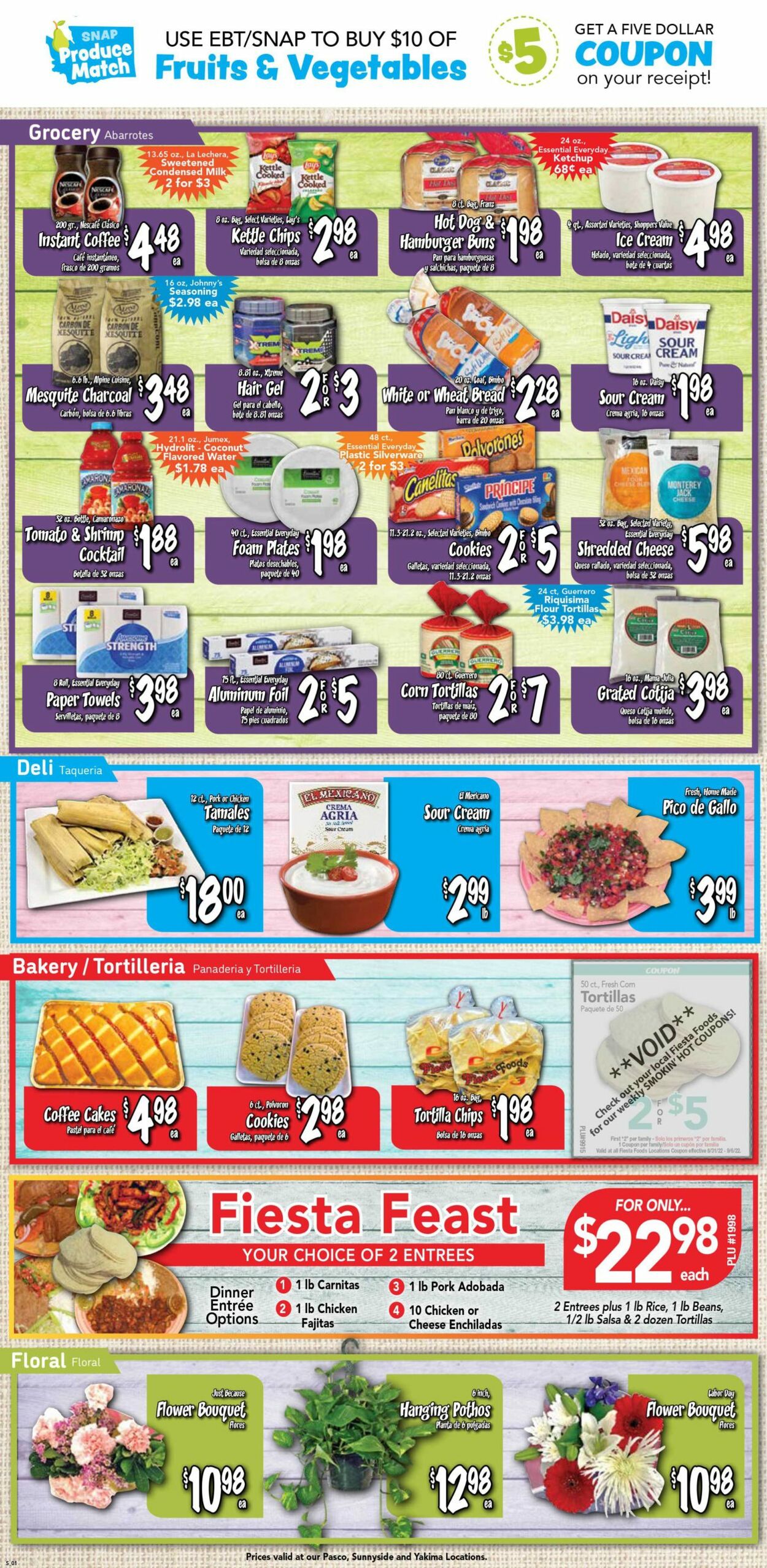 Fiesta Foods SuperMarkets Ad from 08/31/2022