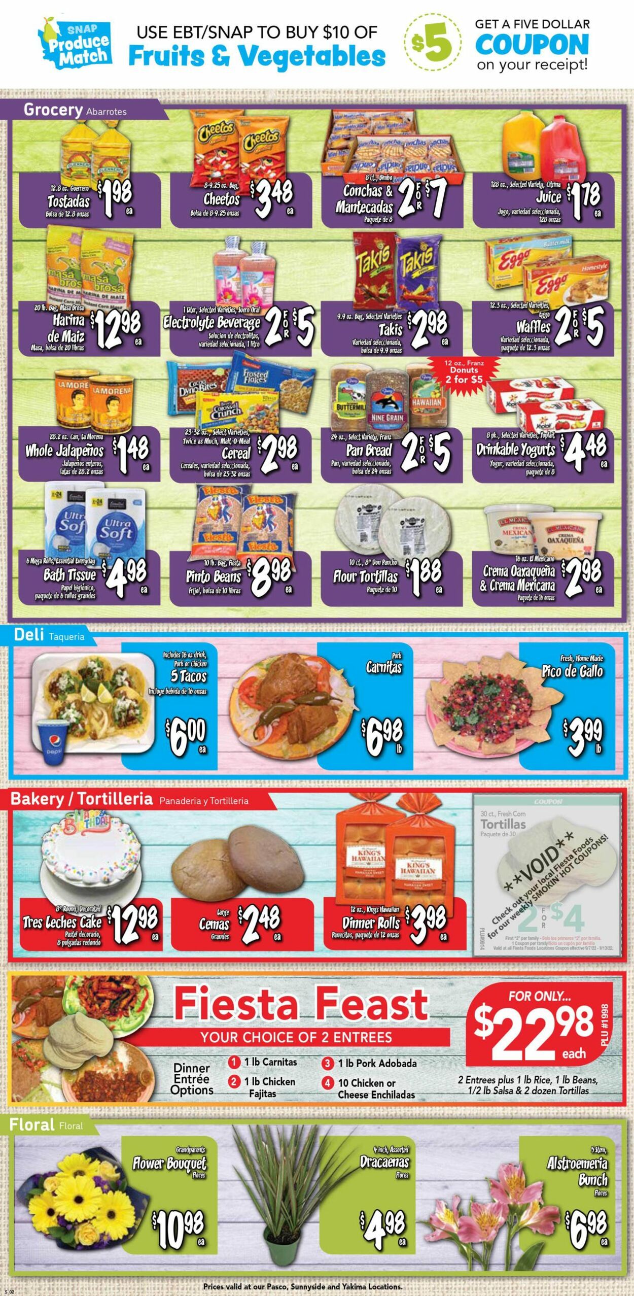 Fiesta Foods SuperMarkets Ad from 09/07/2022