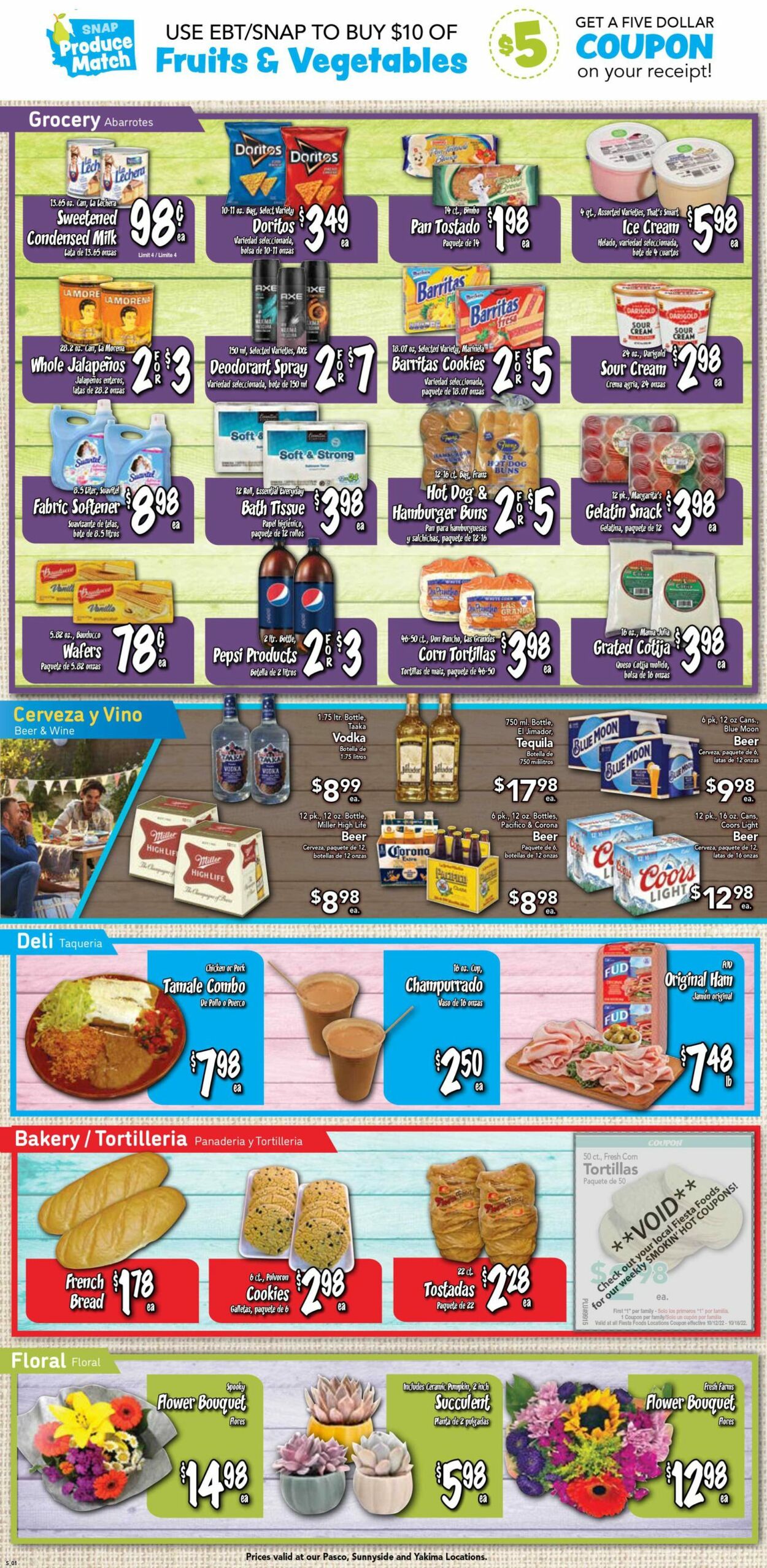 Fiesta Foods SuperMarkets Ad from 10/12/2022