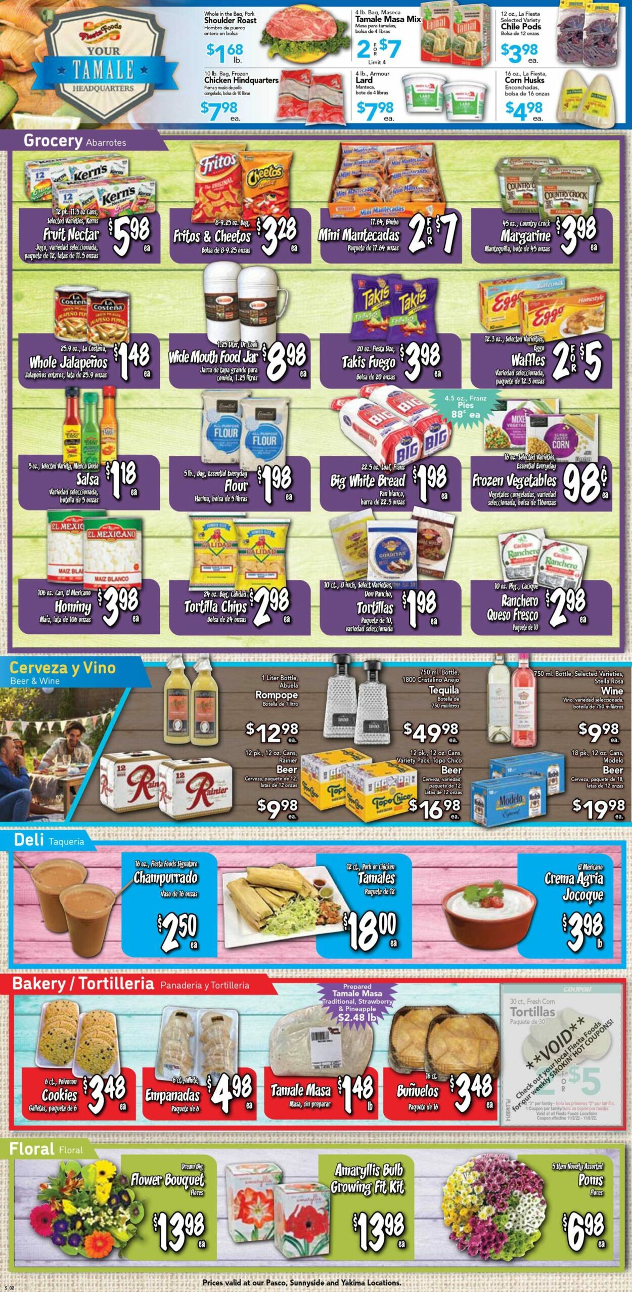 Fiesta Foods SuperMarkets Ad from 11/02/2022