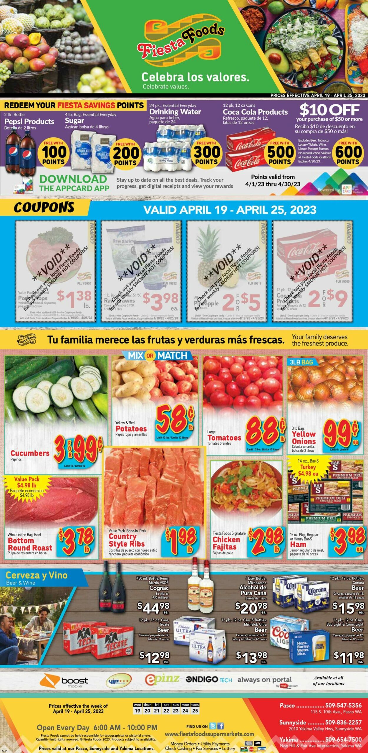 Fiesta Foods SuperMarkets Ad from 04/19/2023