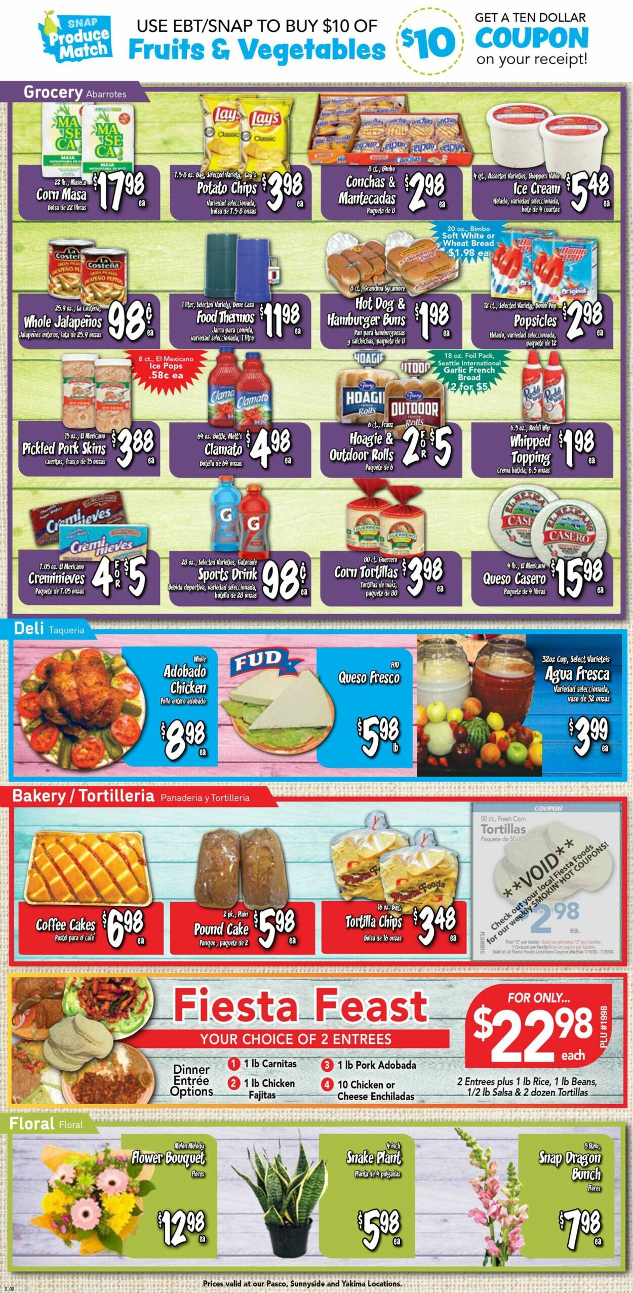 Fiesta Foods SuperMarkets Ad from 07/19/2023
