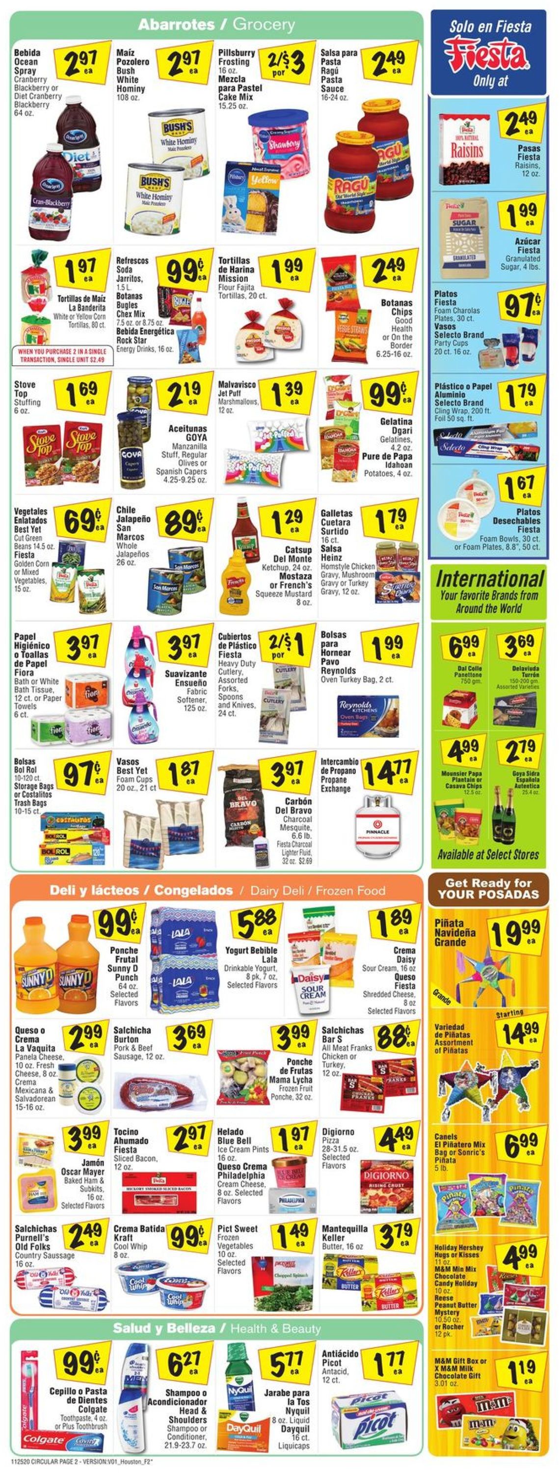 Fiesta Mart Ad from 12/23/2020
