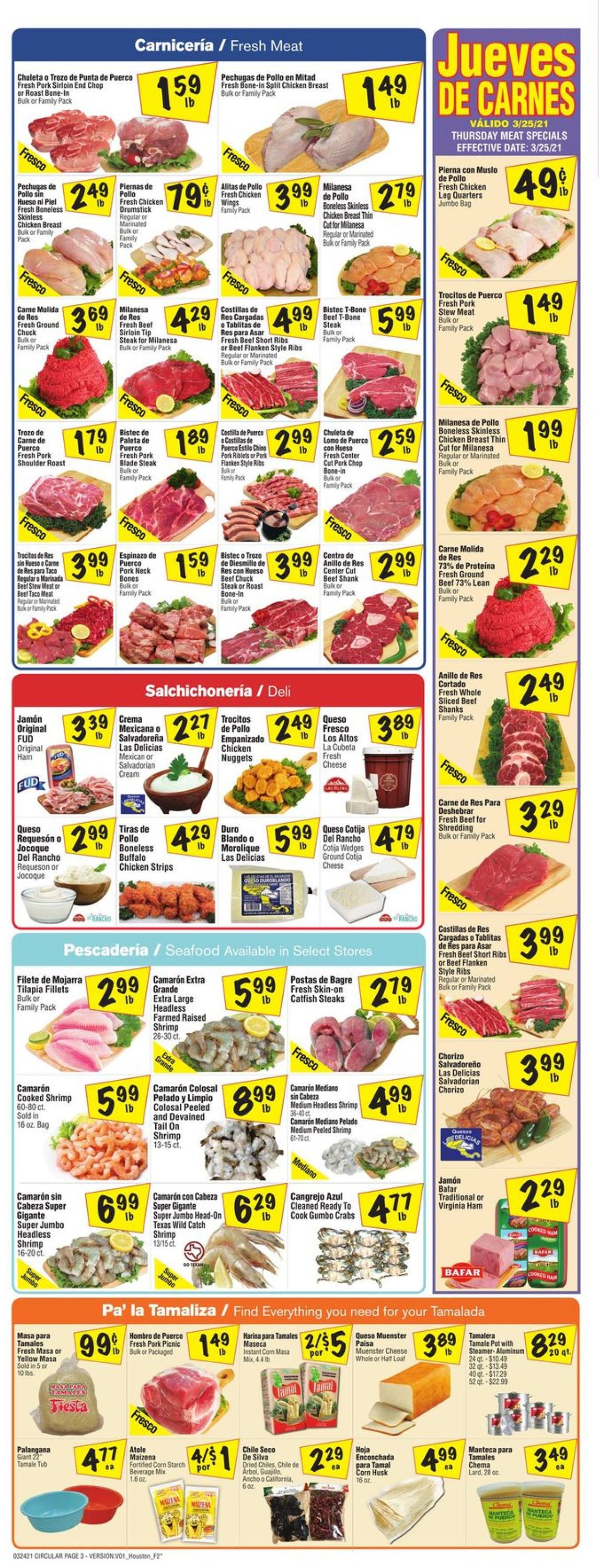 Fiesta Mart Ad from 03/24/2021