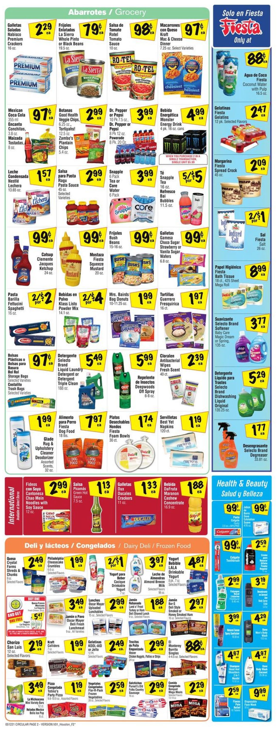 Fiesta Mart Ad from 05/12/2021