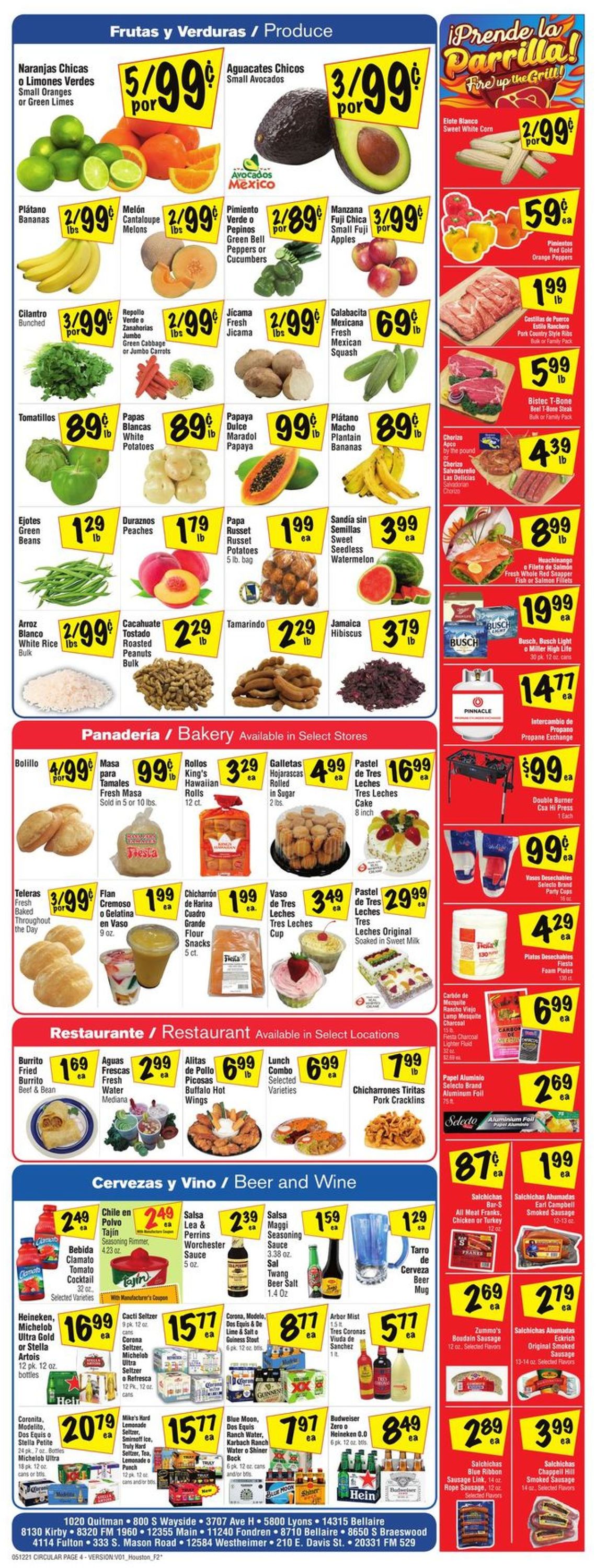 Fiesta Mart Ad from 05/12/2021