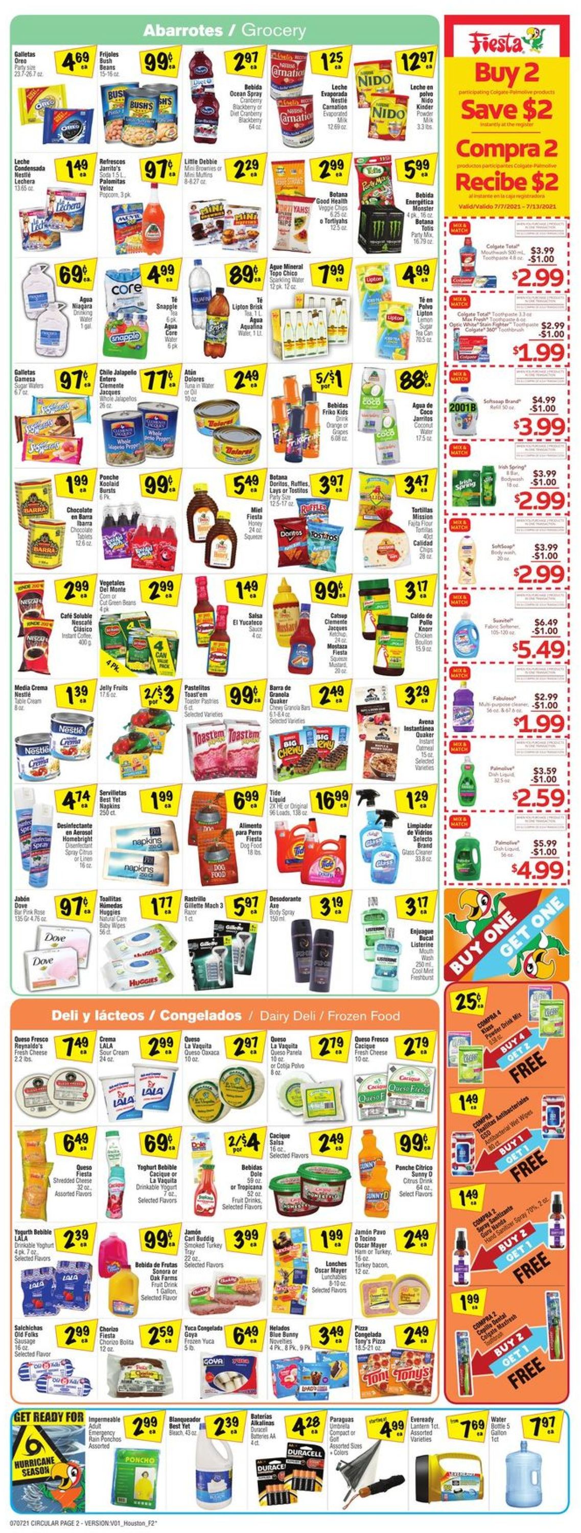Fiesta Mart Ad from 07/07/2021