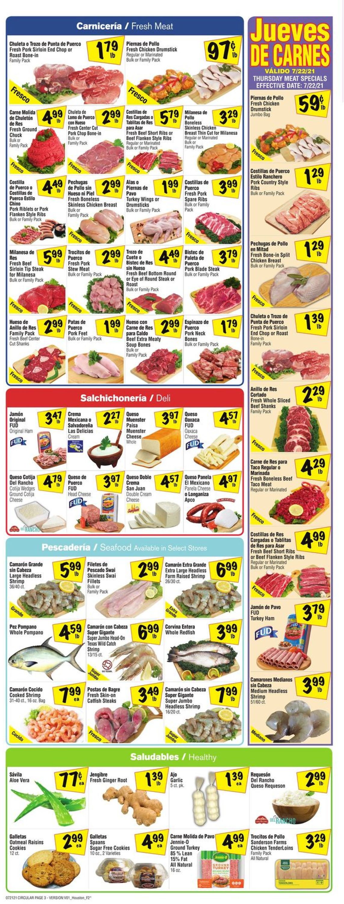 Fiesta Mart Ad from 07/21/2021