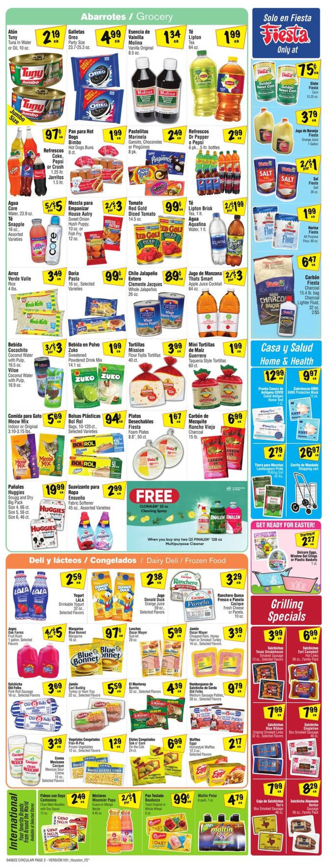 Fiesta Mart Ad from 04/06/2022