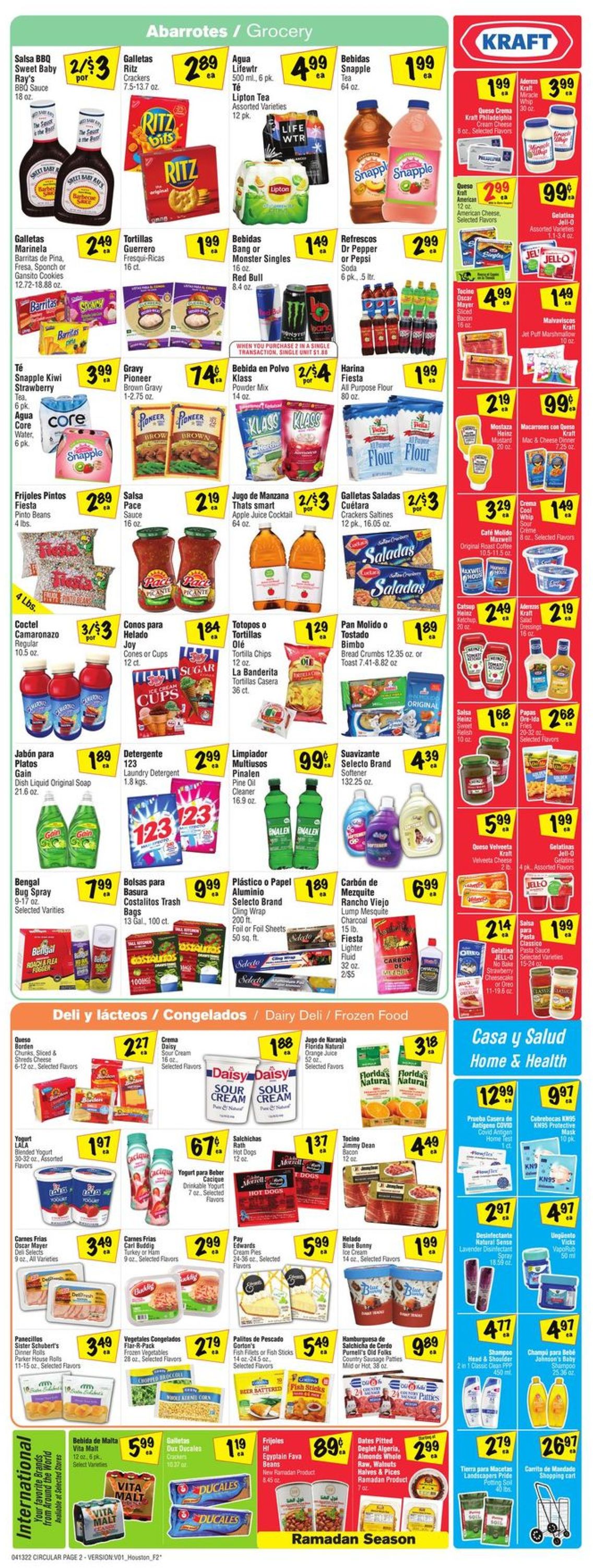 Fiesta Mart Ad from 04/13/2022