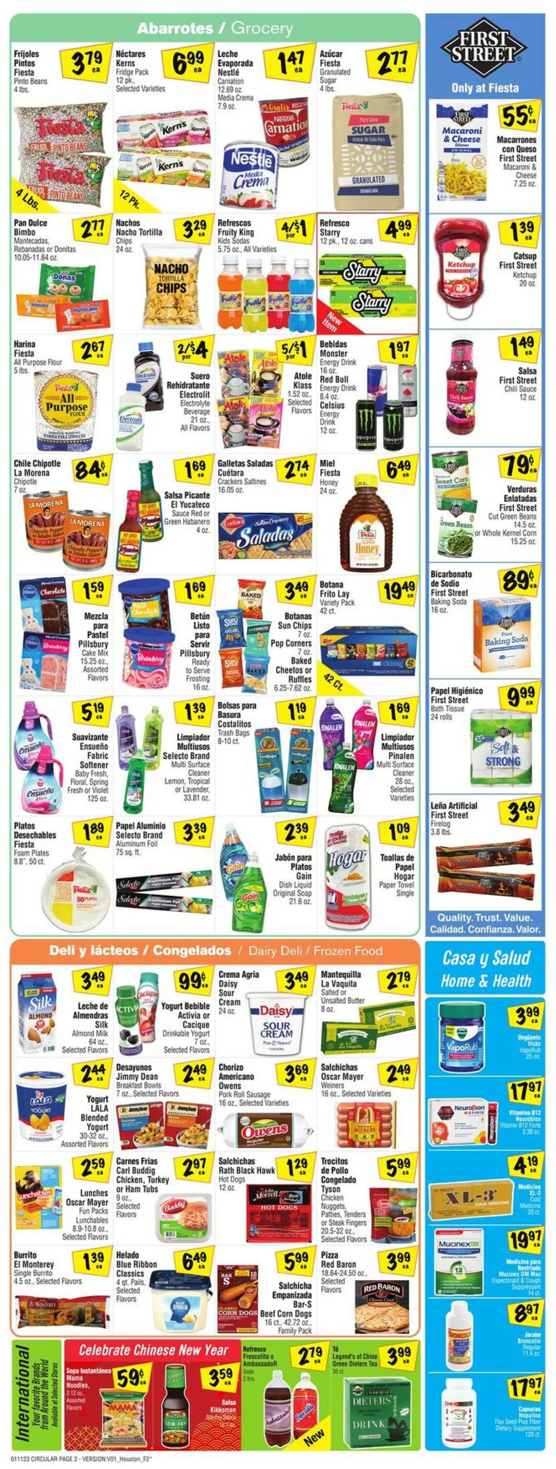 Fiesta Mart Ad from 01/11/2023