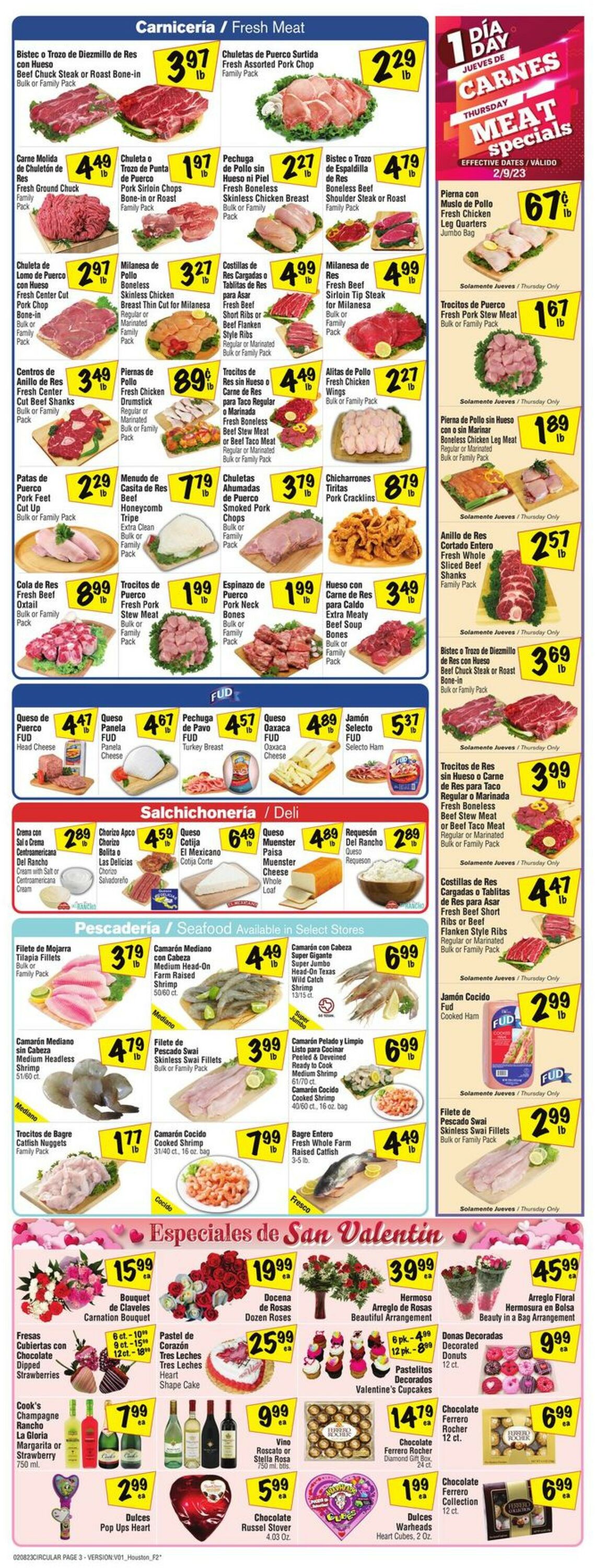 Fiesta Mart Ad from 02/08/2023