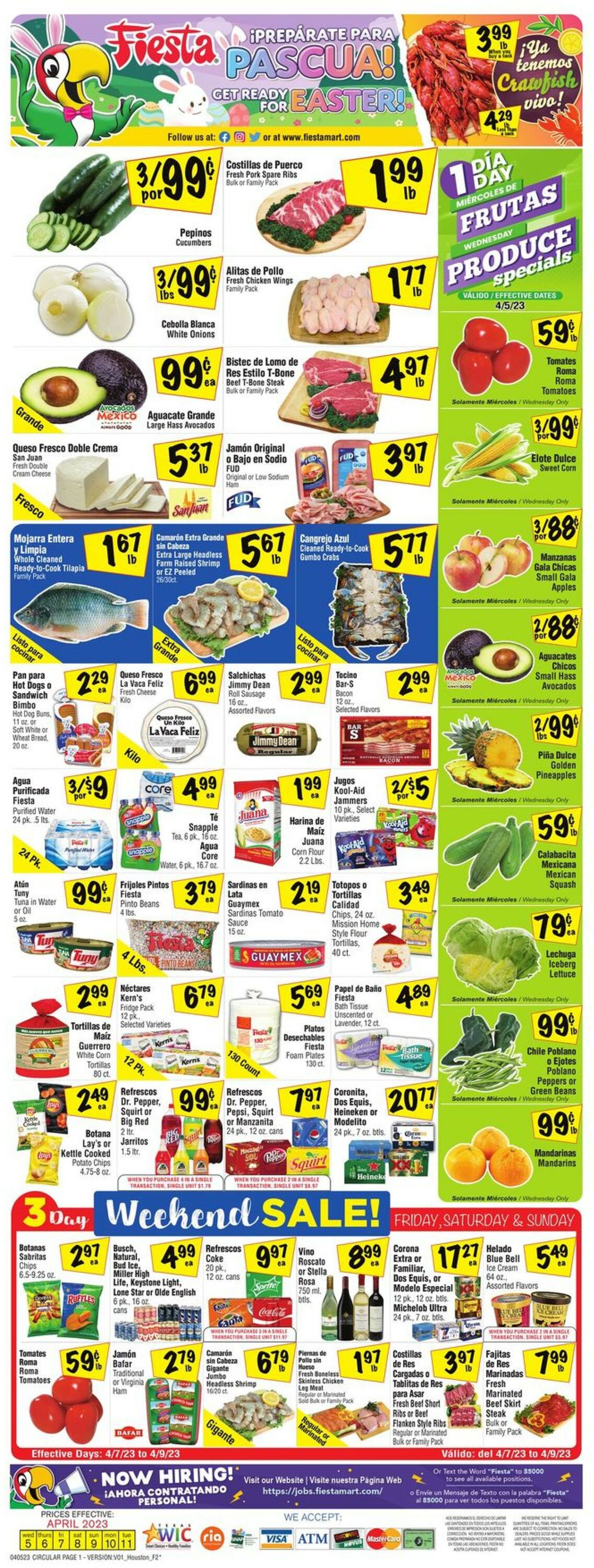 Fiesta Mart Ad from 04/05/2023