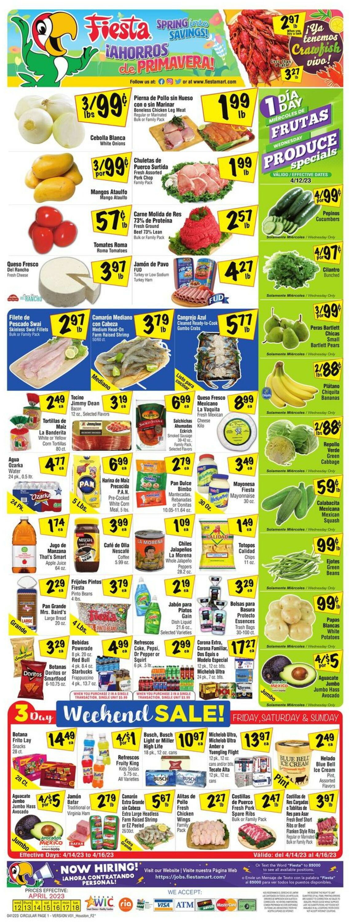Fiesta Mart Ad from 04/12/2023