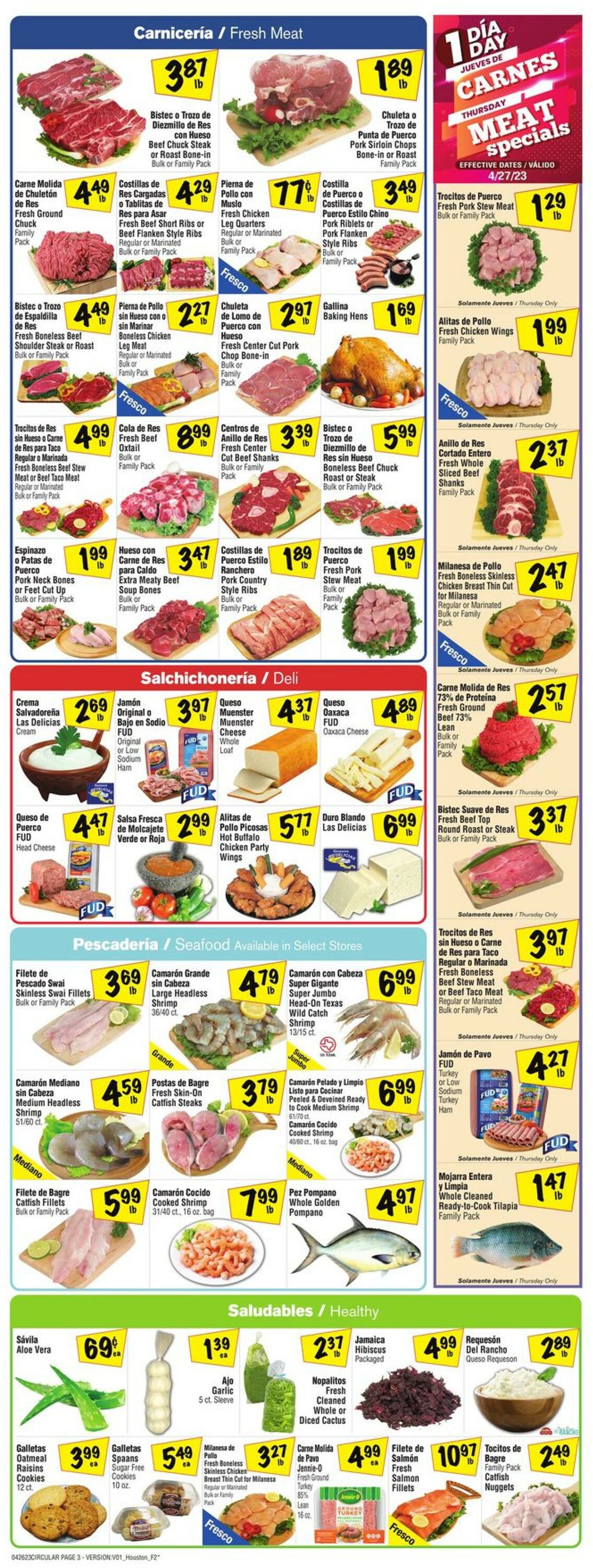 Fiesta Mart Ad from 04/26/2023