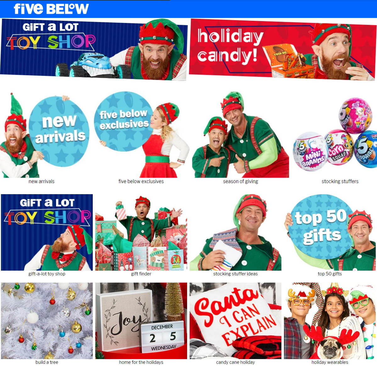 Five Below Ad from 12/11/2019