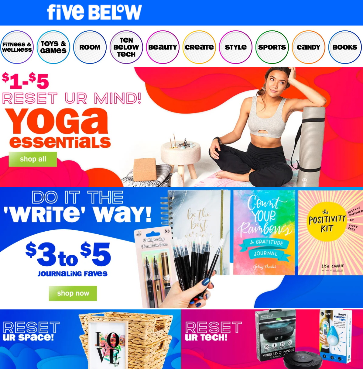 Five Below Ad from 01/24/2020