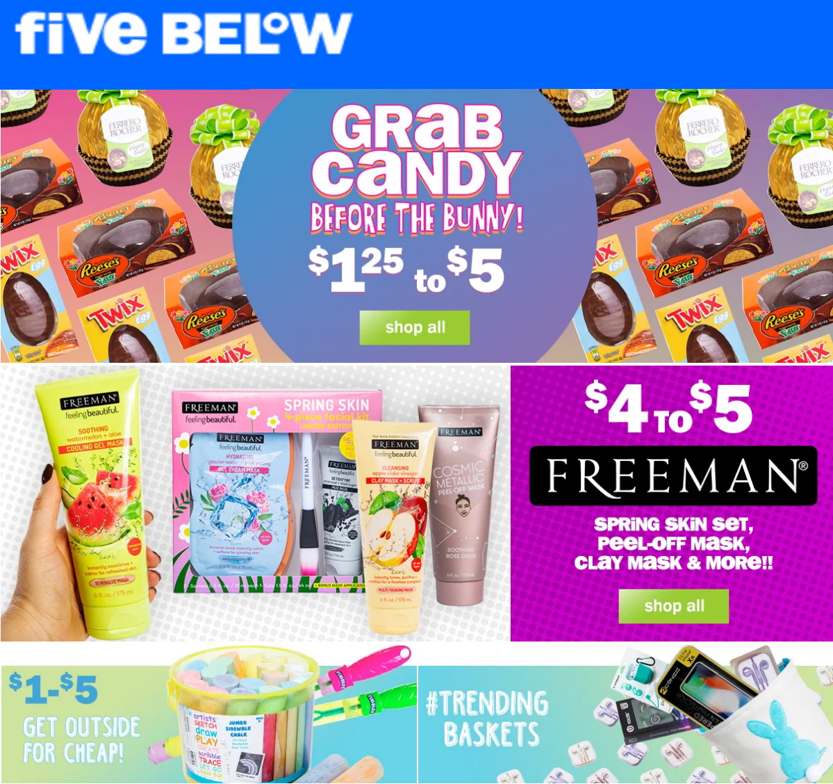 Five Below Ad from 03/12/2020