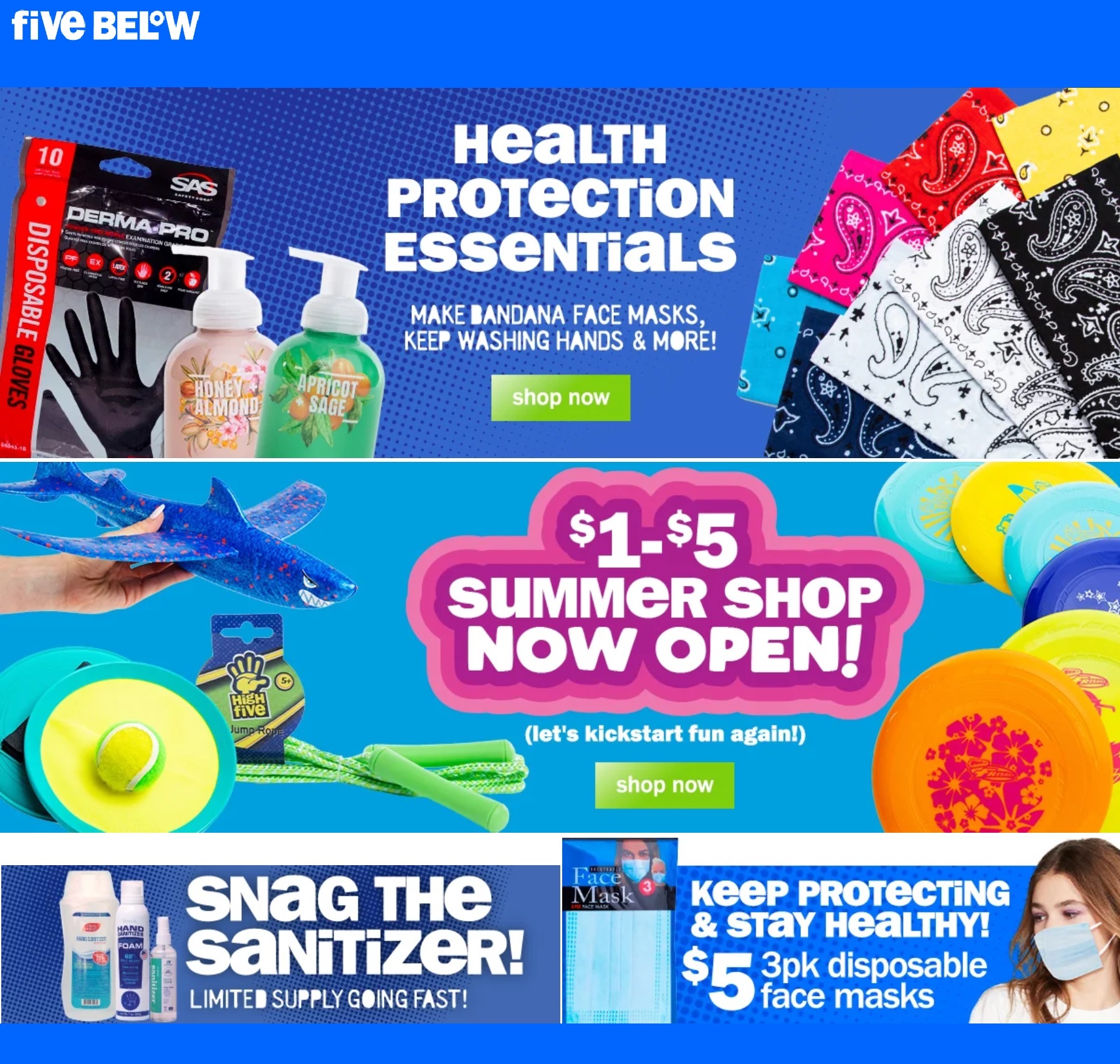 Five Below Ad from 05/23/2020
