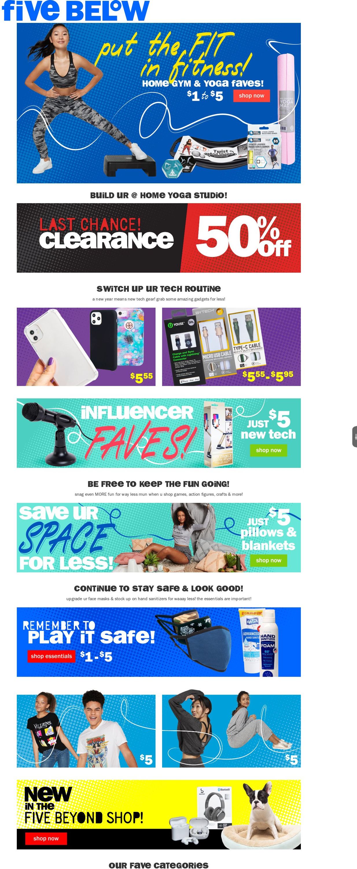 Five Below Ad from 01/20/2021